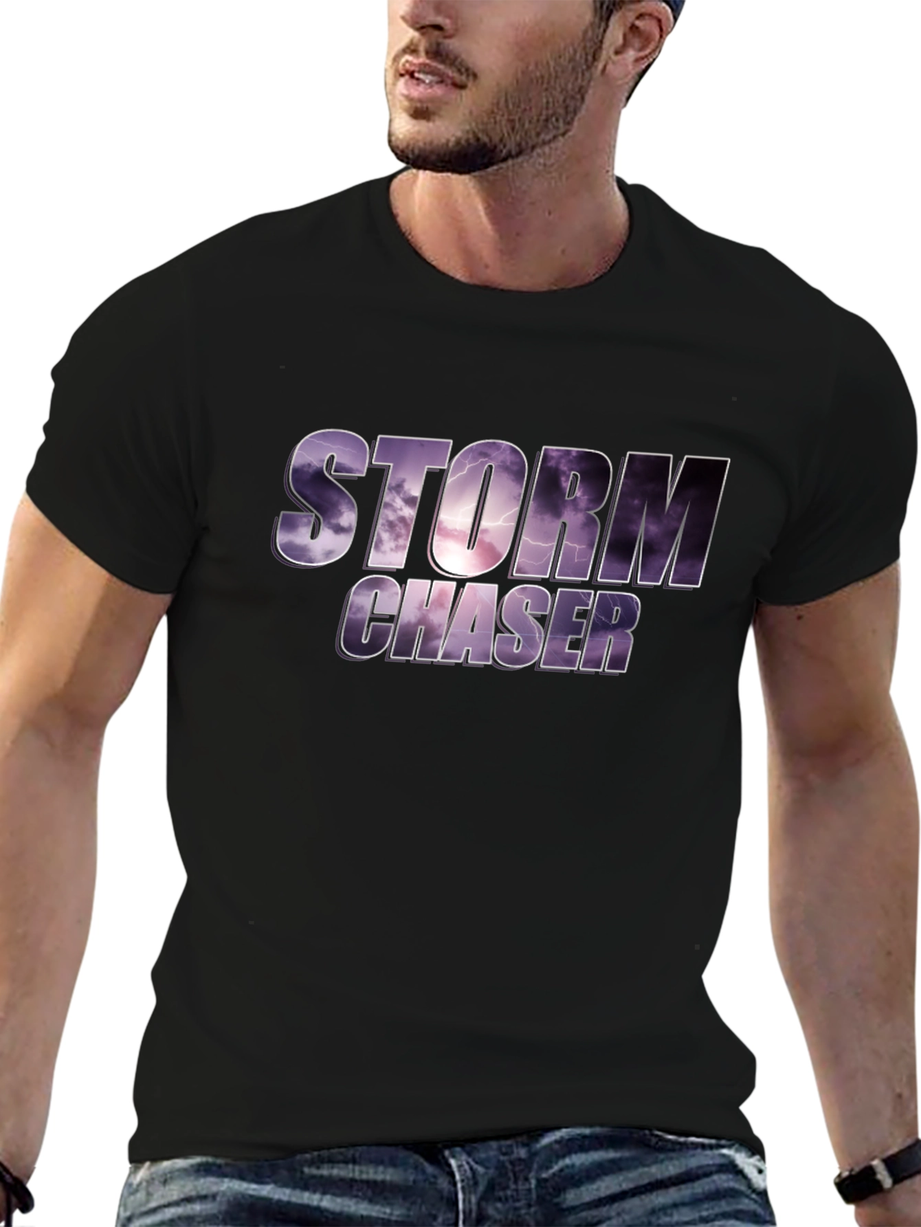 Storm Chaser Graphic T-Shirt - Bold Weather Design