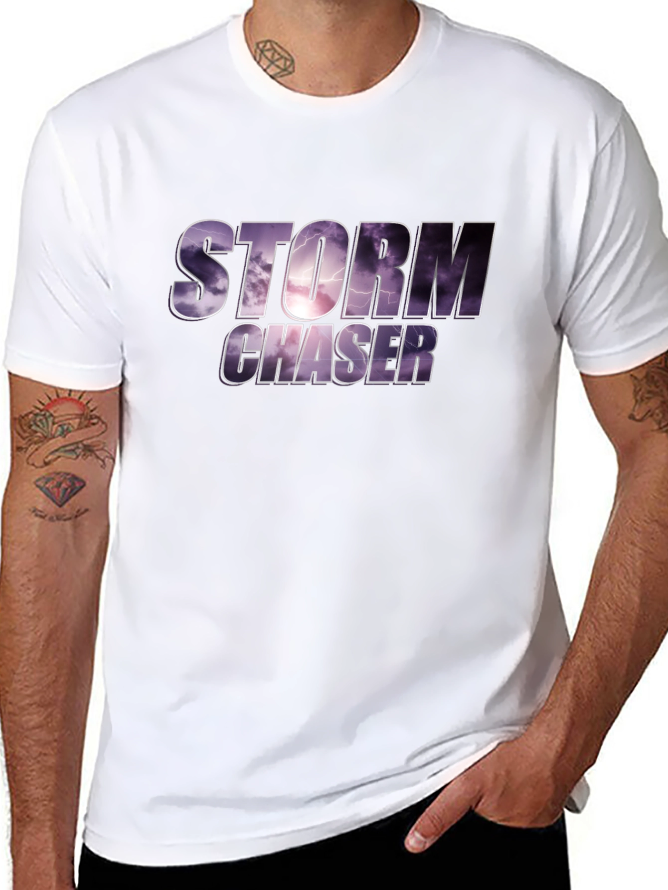 Storm Chaser Graphic T-Shirt - Bold Weather Design
