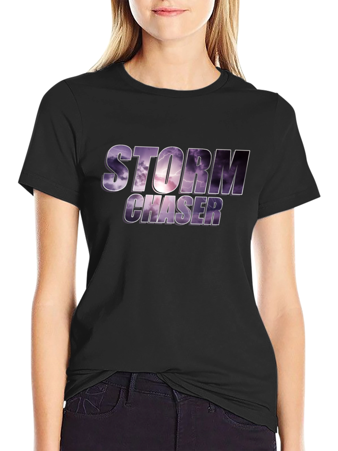 Storm Chaser Graphic T-Shirt - Bold Weather Design