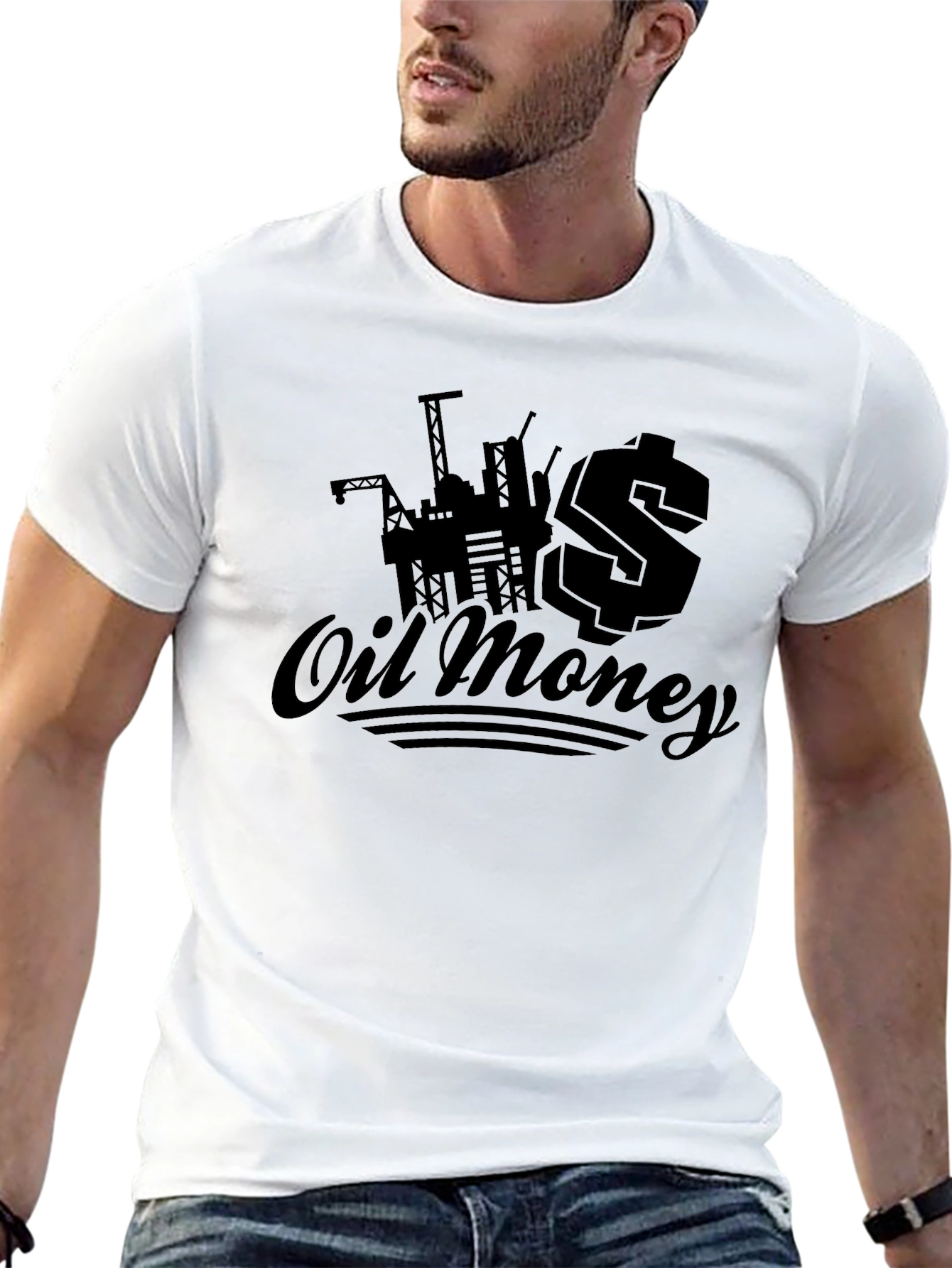 Oil Money Graphic T-Shirt - Bold & Stylish