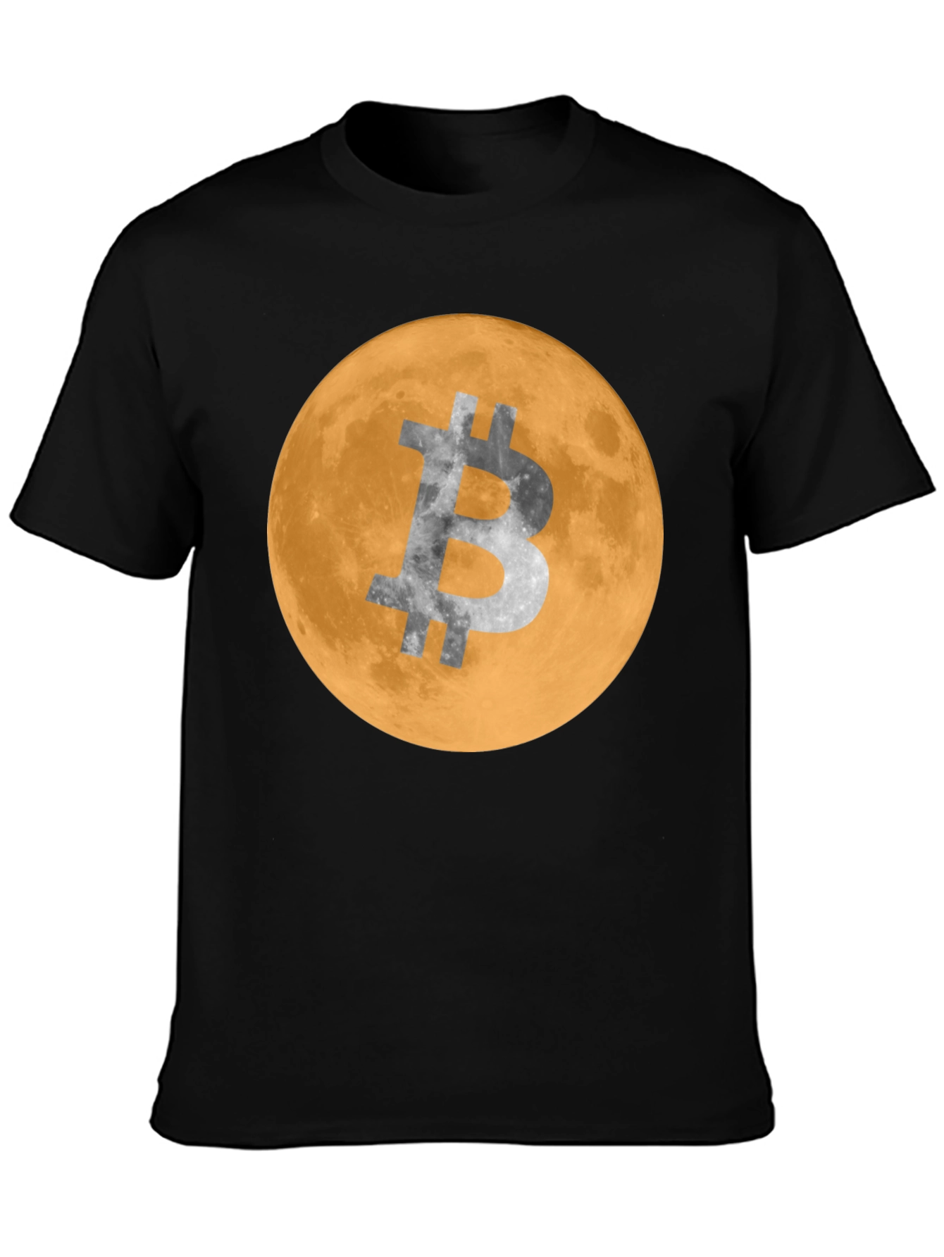 Bitcoin Moon Graphic Tee - Crypto Style