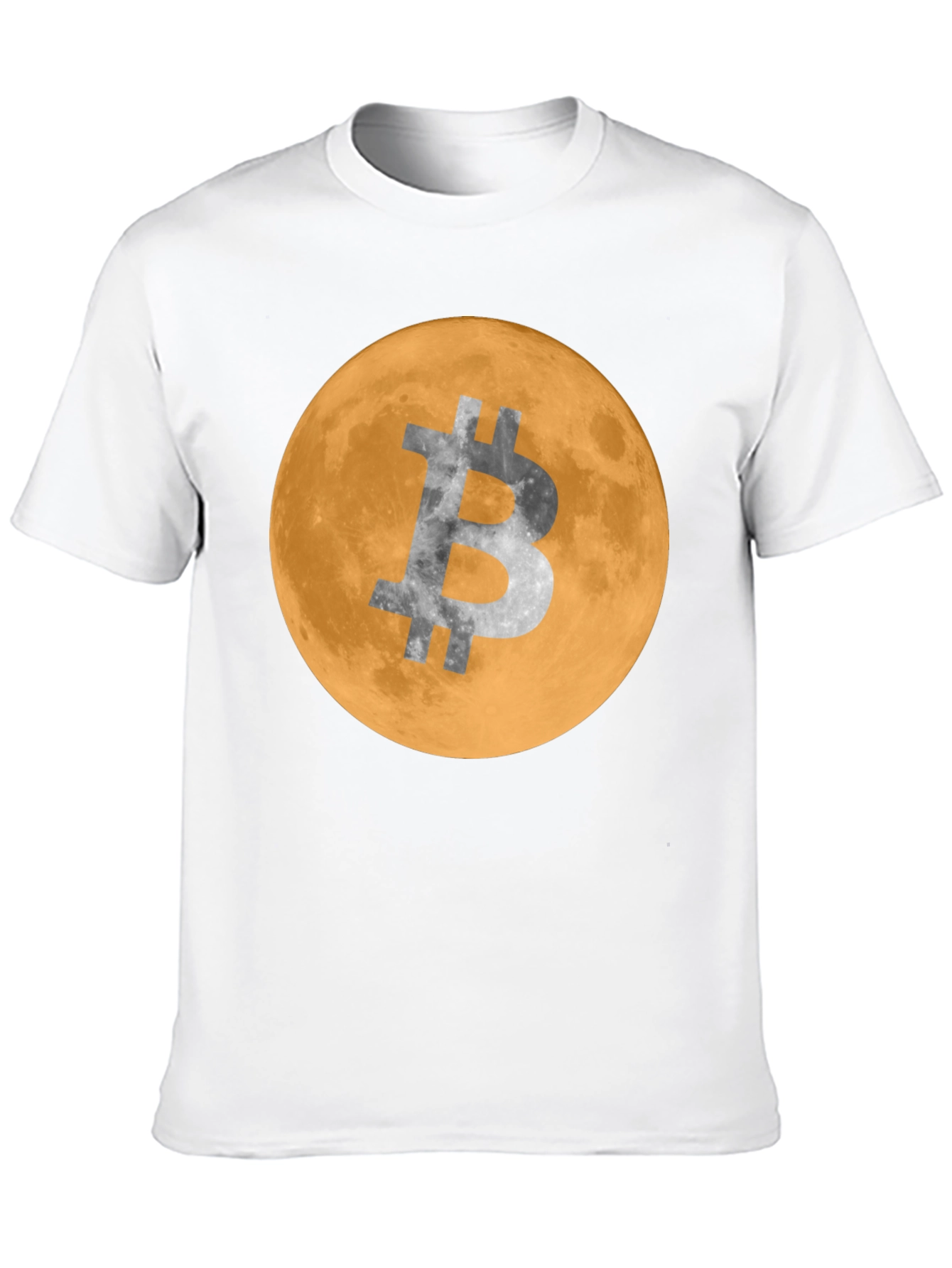 Bitcoin Moon Graphic Tee - Crypto Style