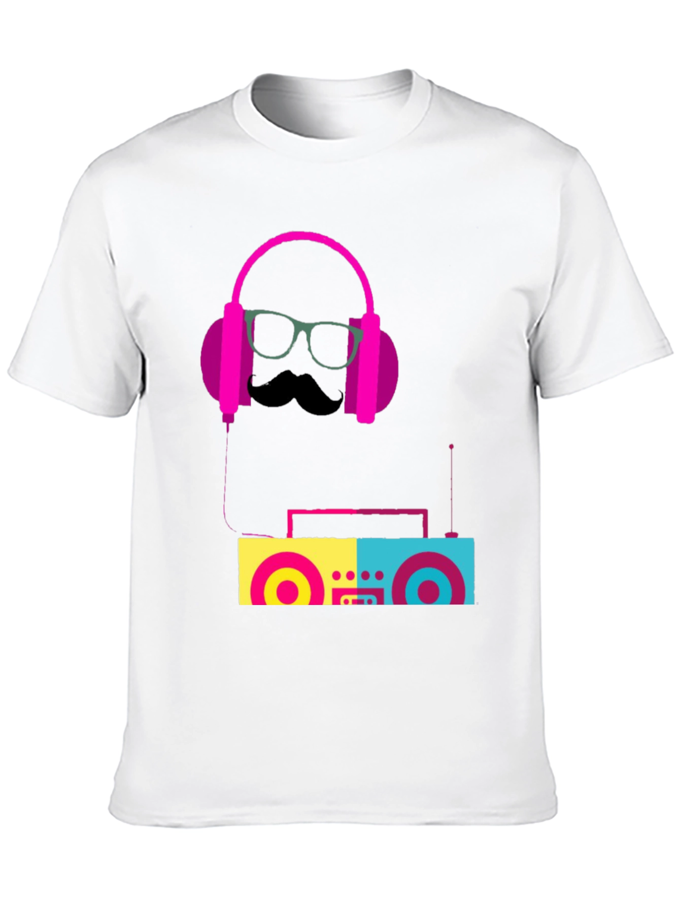 Retro Beats T-Shirt: Cool Boombox Graphic Tee