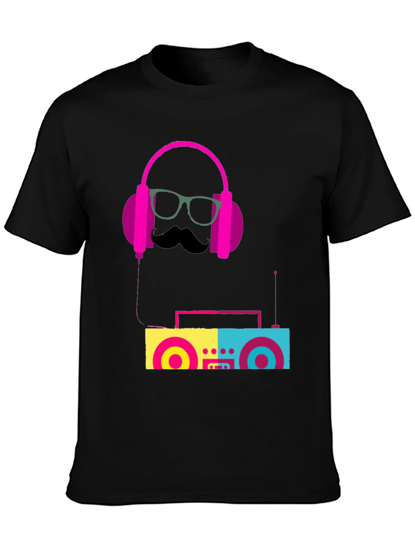 Retro Beats T-Shirt: Cool Boombox Graphic Tee