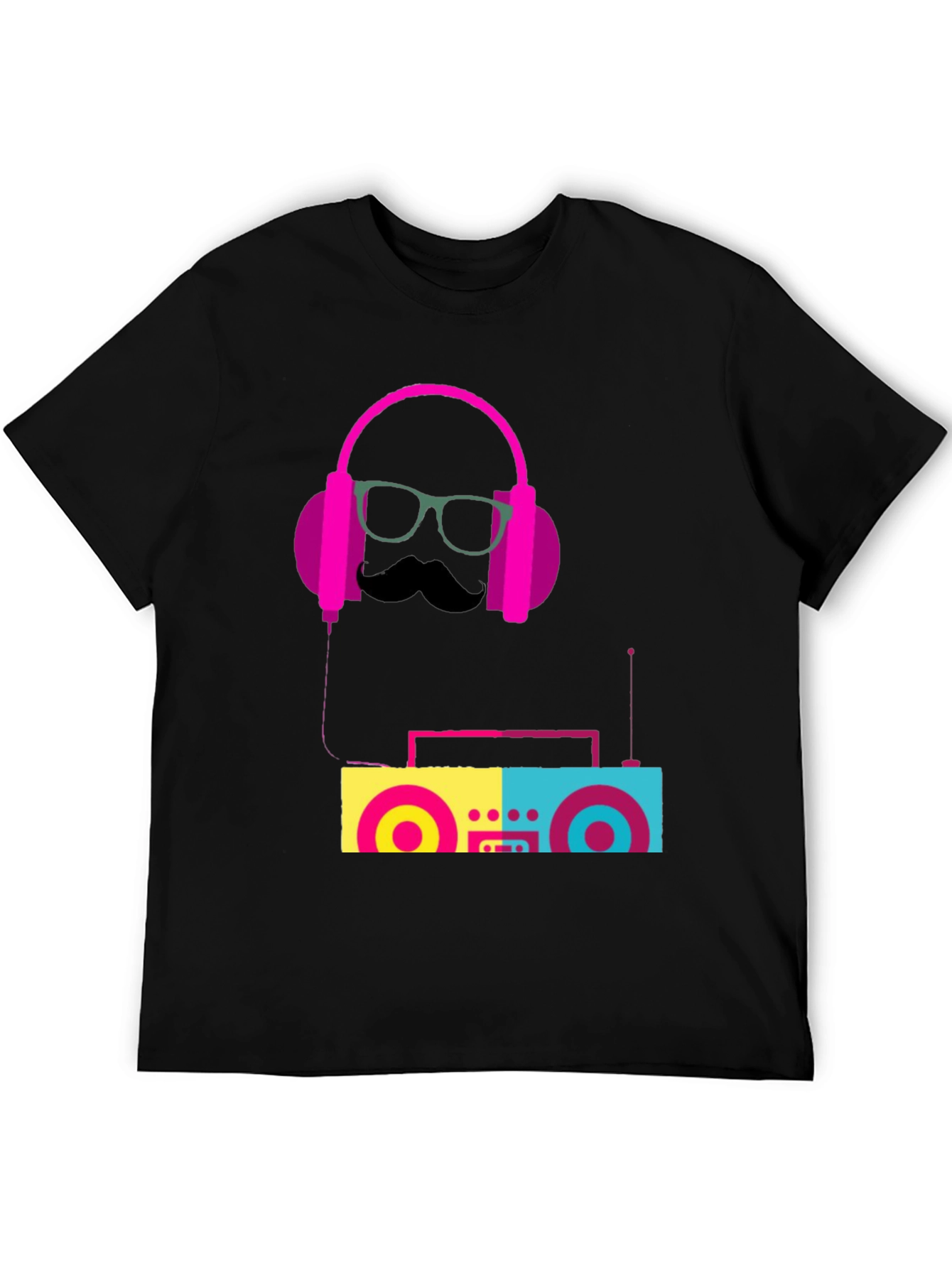 Retro Beats T-Shirt: Cool Boombox Graphic Tee