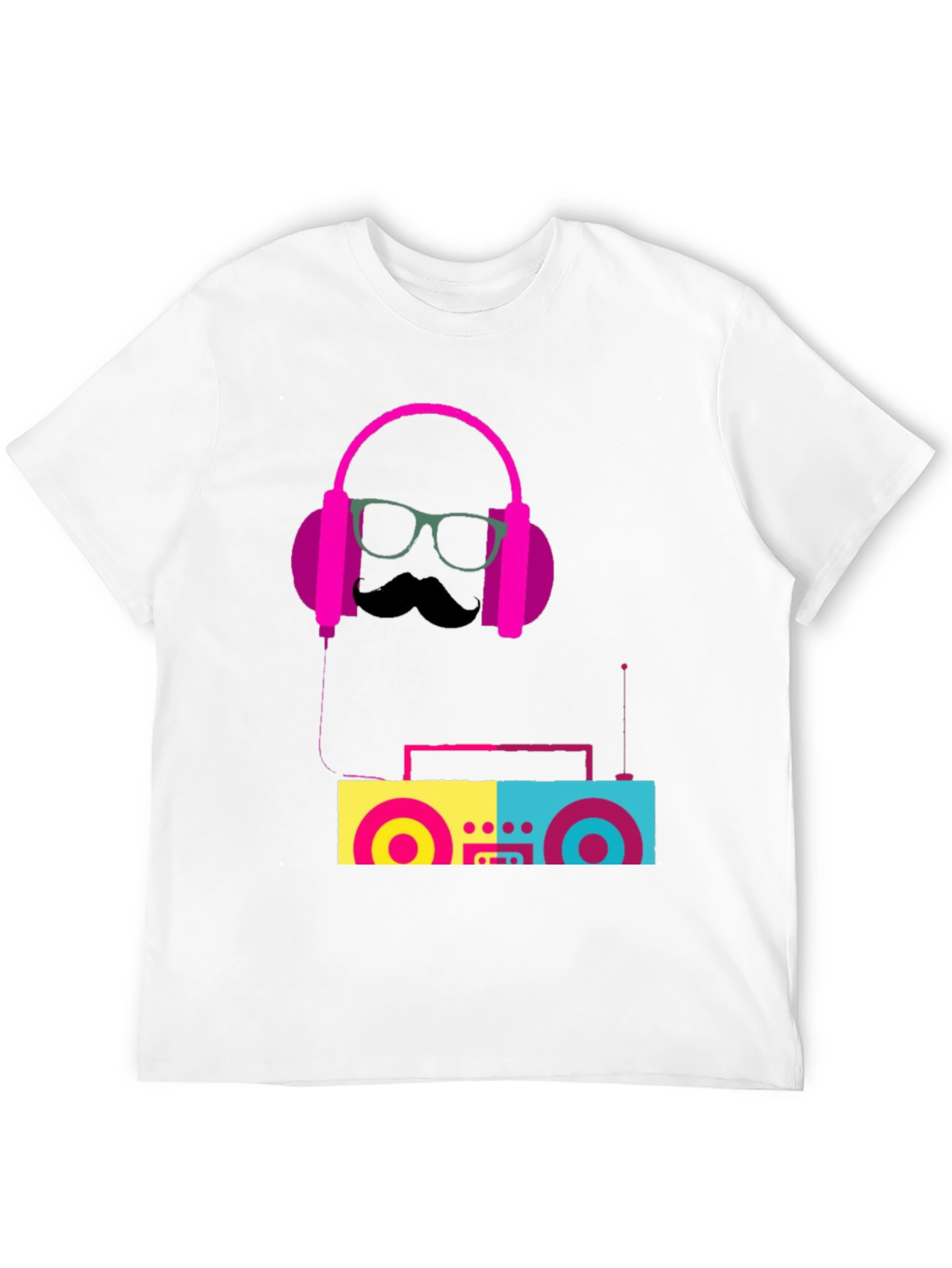 Retro Beats T-Shirt: Cool Boombox Graphic Tee