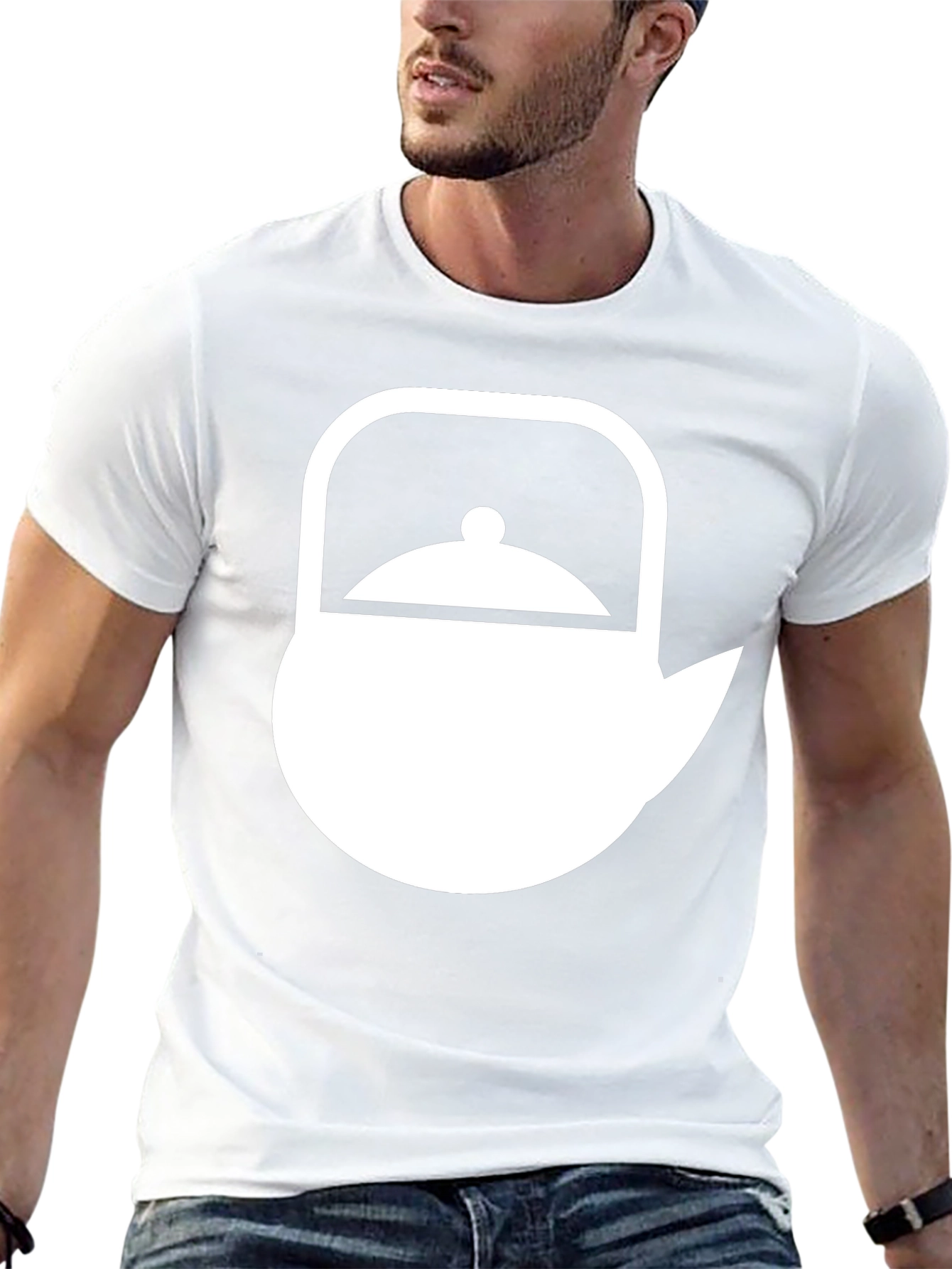 Stylish Teapot Graphic T-Shirt - Black