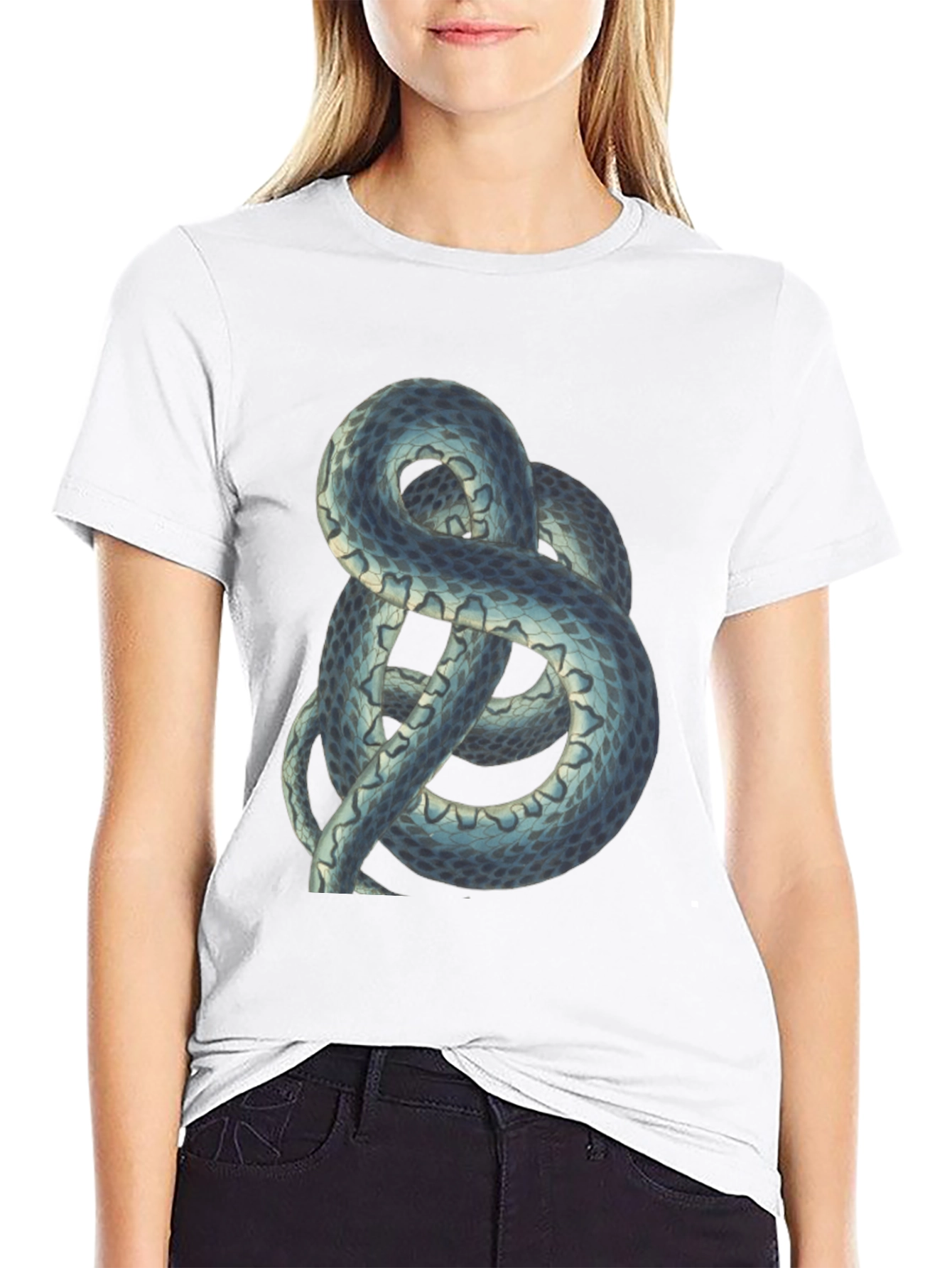 Snake Graphic Tee - Cool Reptile Design