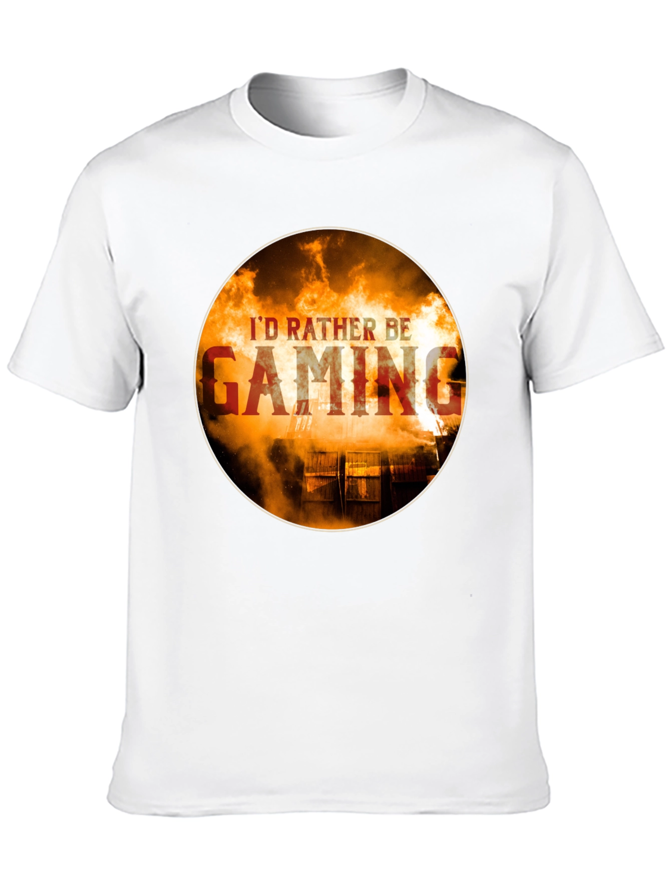 Id Rather Be Gaming T-Shirt - Gamer Style