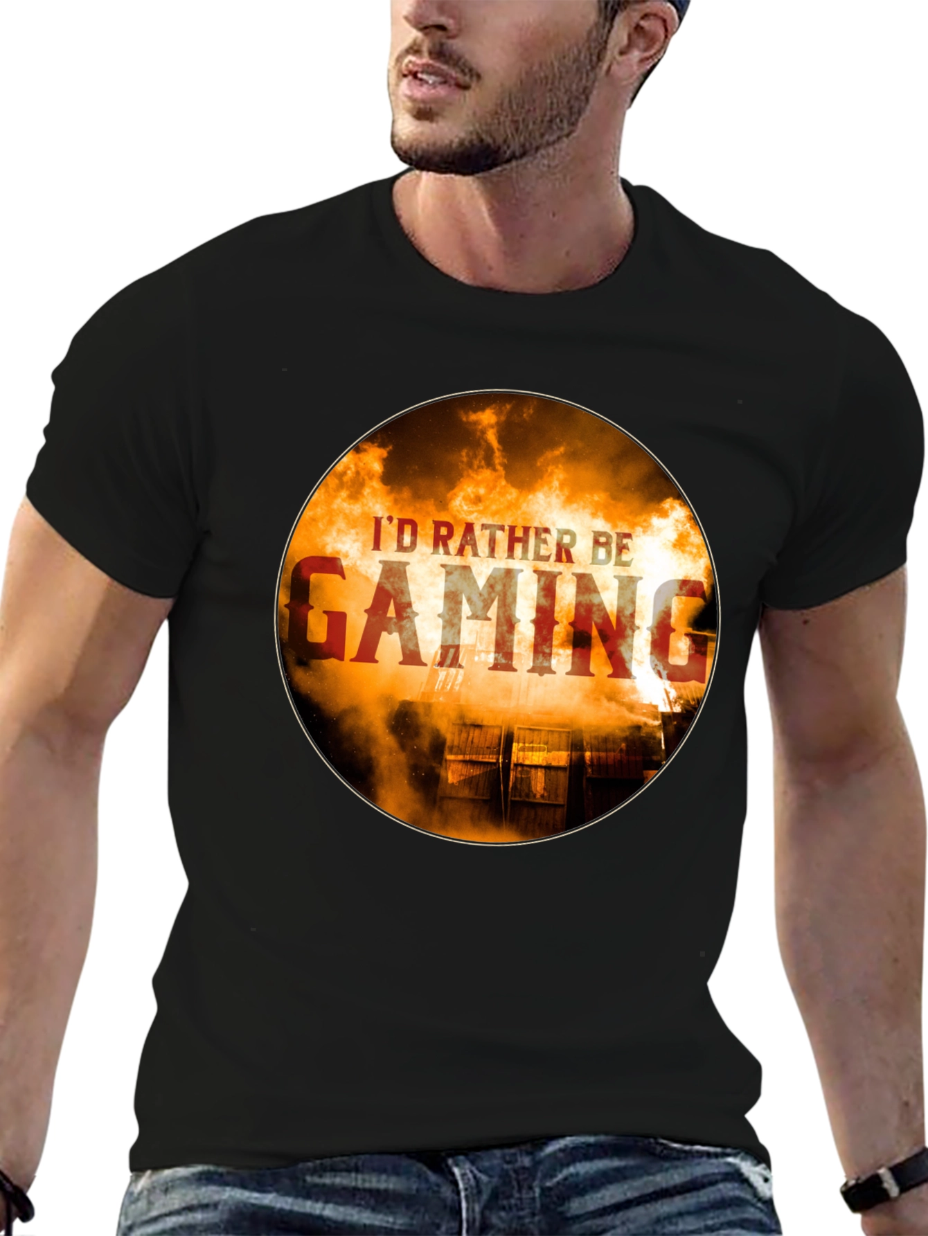 Id Rather Be Gaming T-Shirt - Gamer Style