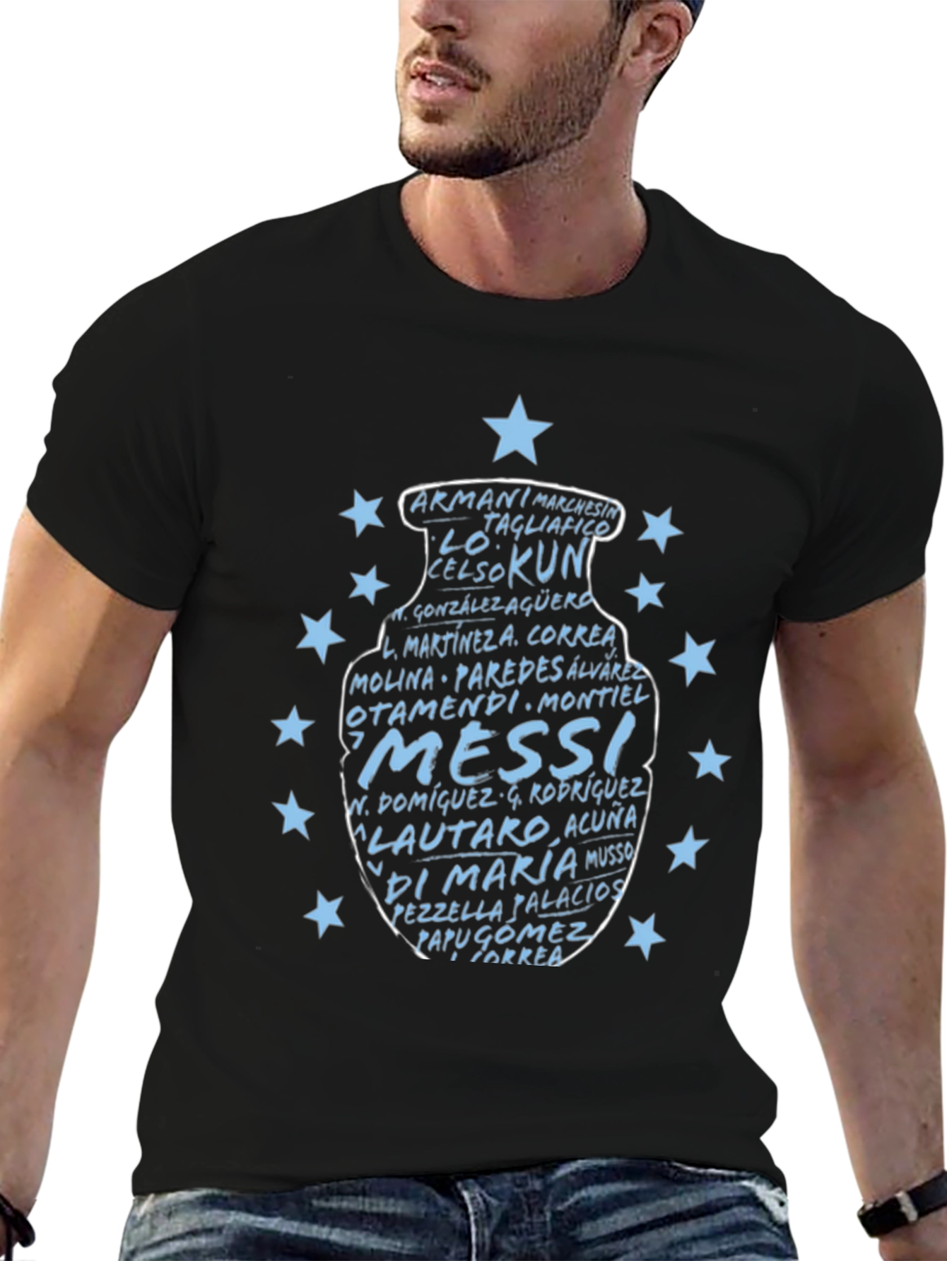 Argentina Soccer Team Names T-Shirt