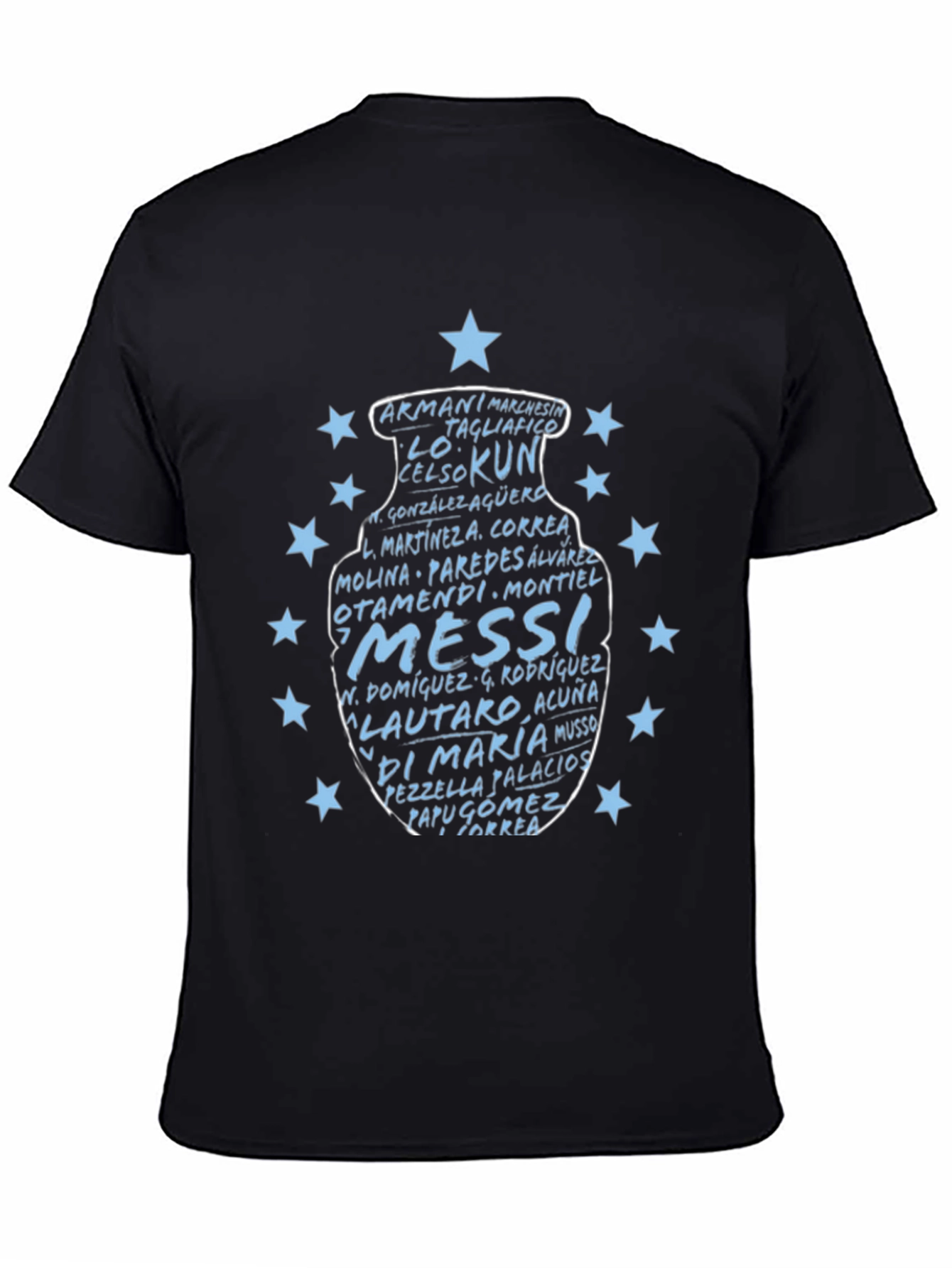 Argentina Soccer Team Names T-Shirt