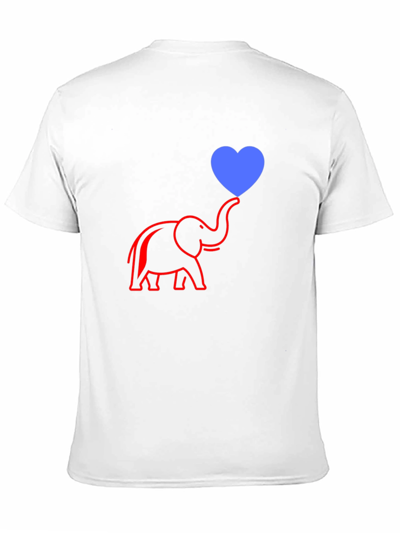 Elephant Heart Graphic Tee - Modern Casual Style