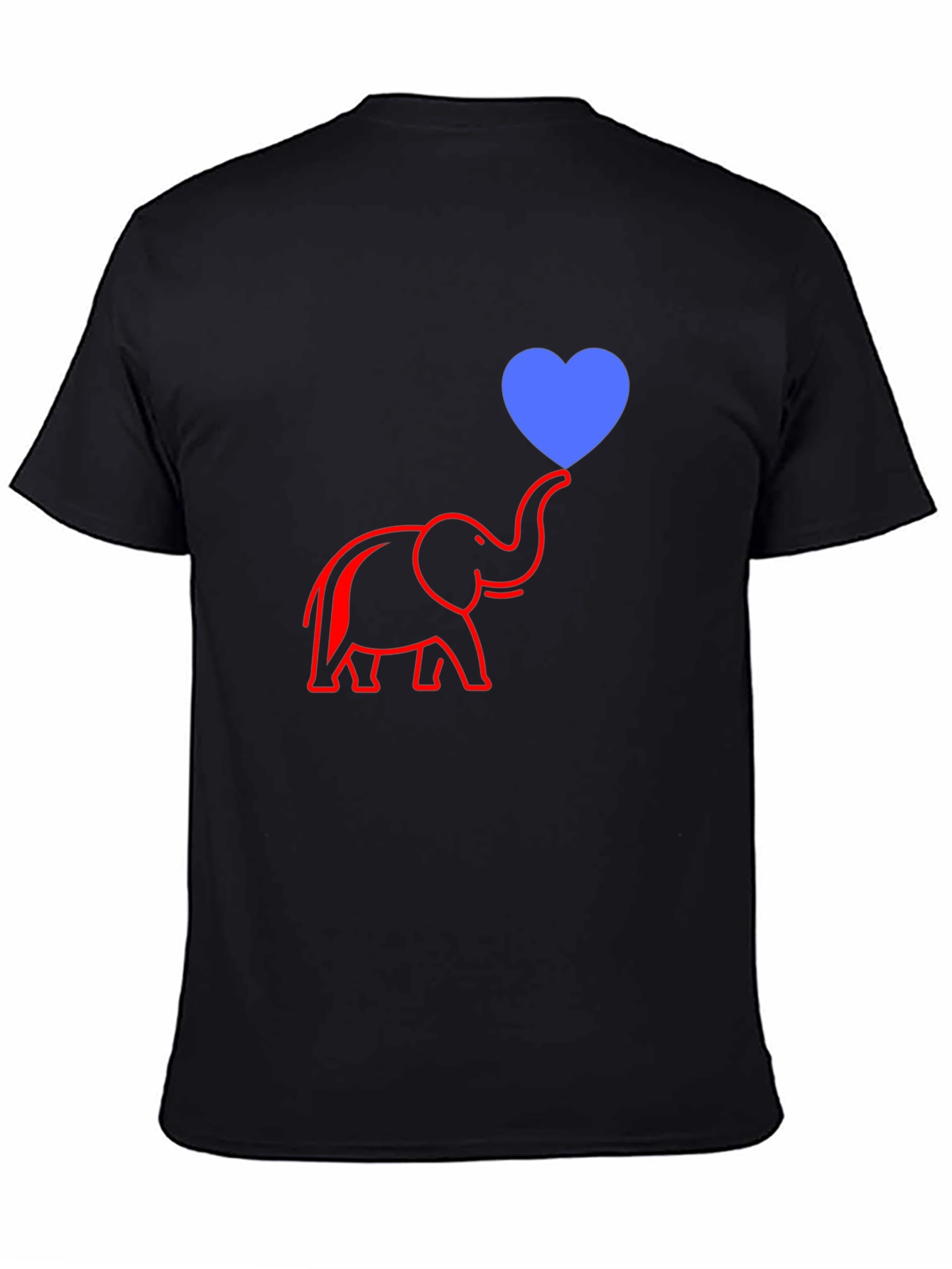 Elephant Heart Graphic Tee - Modern Casual Style