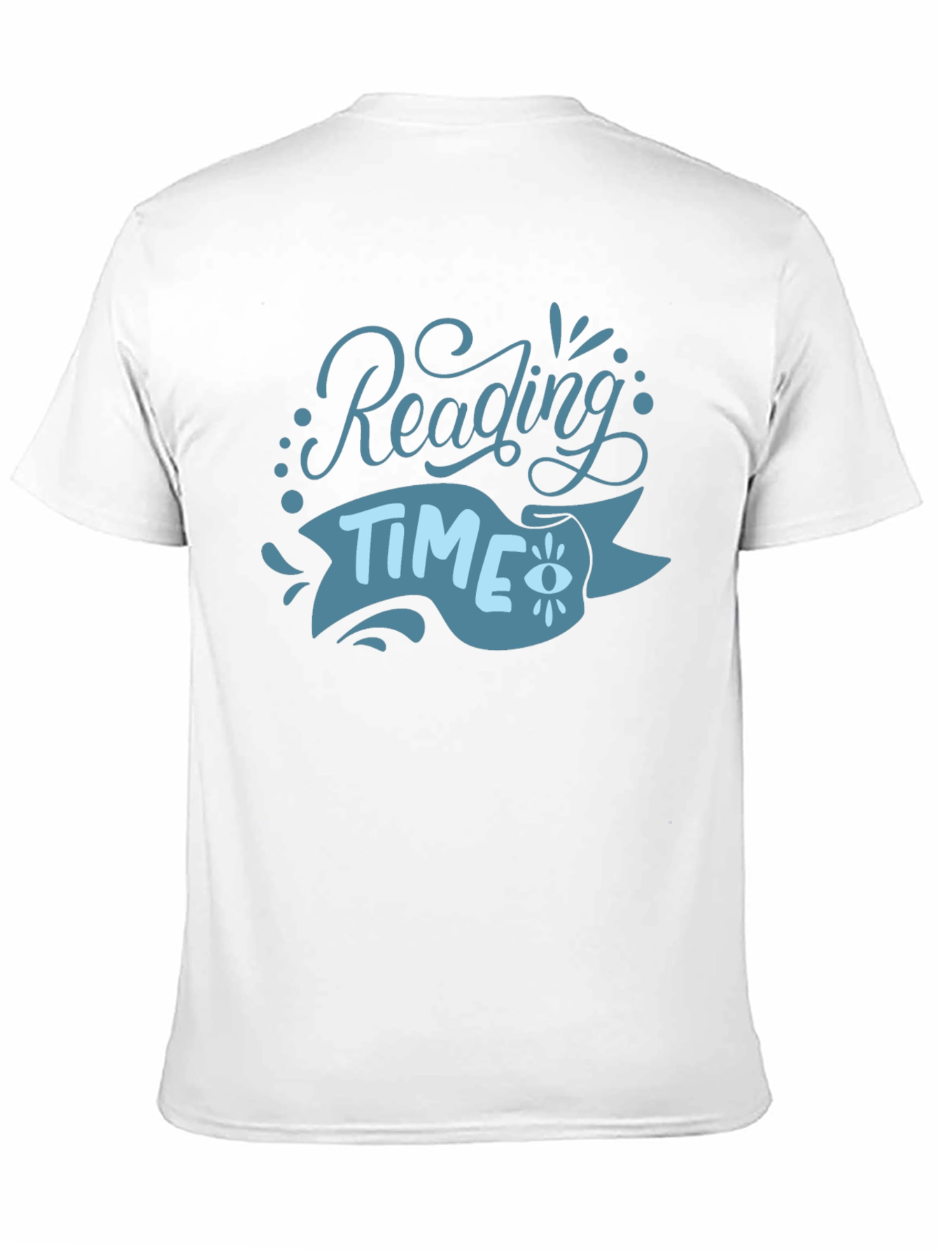 Reading Time Graphic Tee - Black Cotton T-Shirt