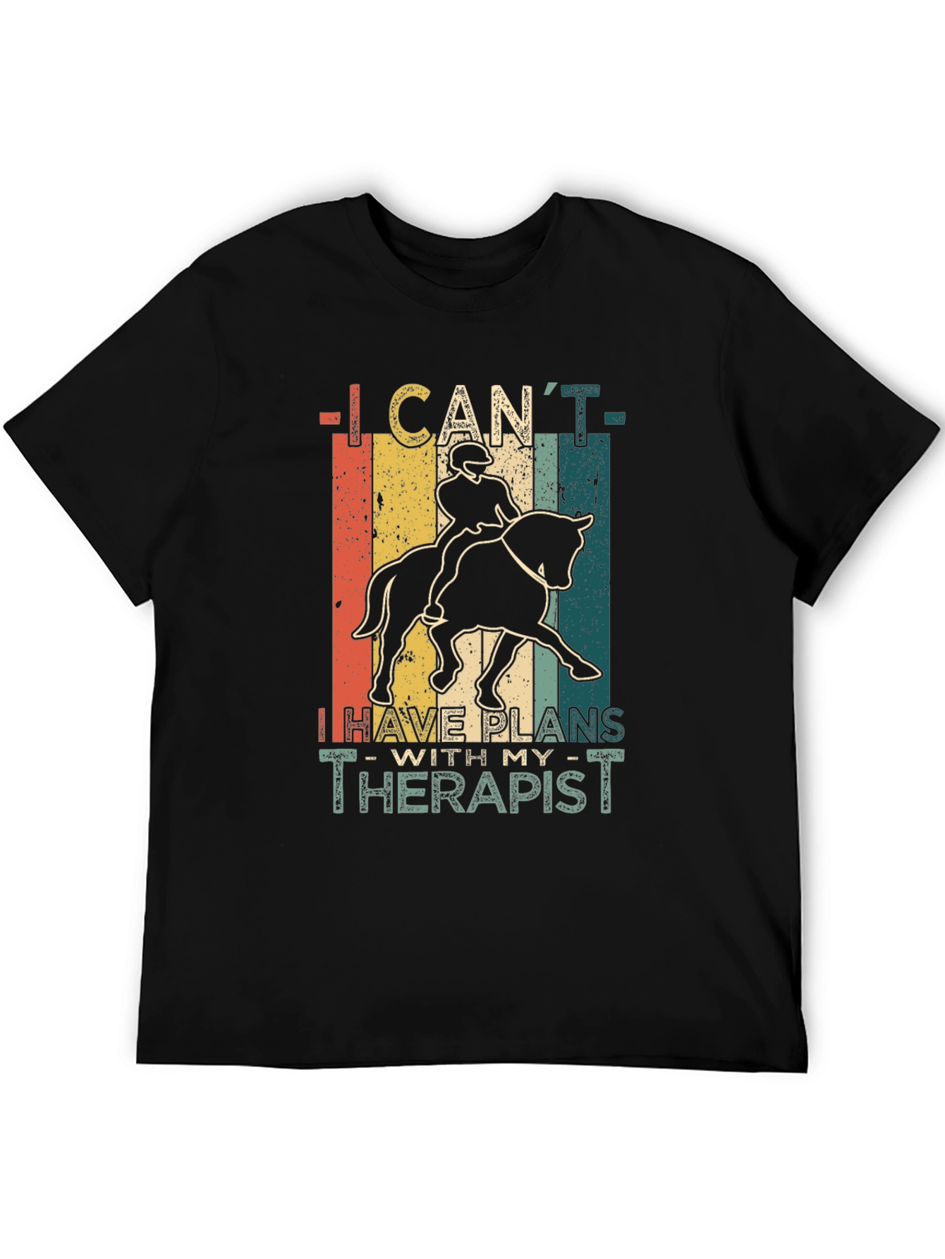 Funny Horse Lover T-Shirt: Plans with My Therapist