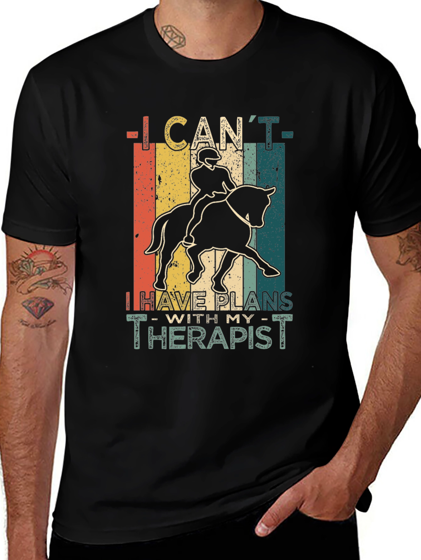 Funny Horse Lover T-Shirt: Plans with My Therapist