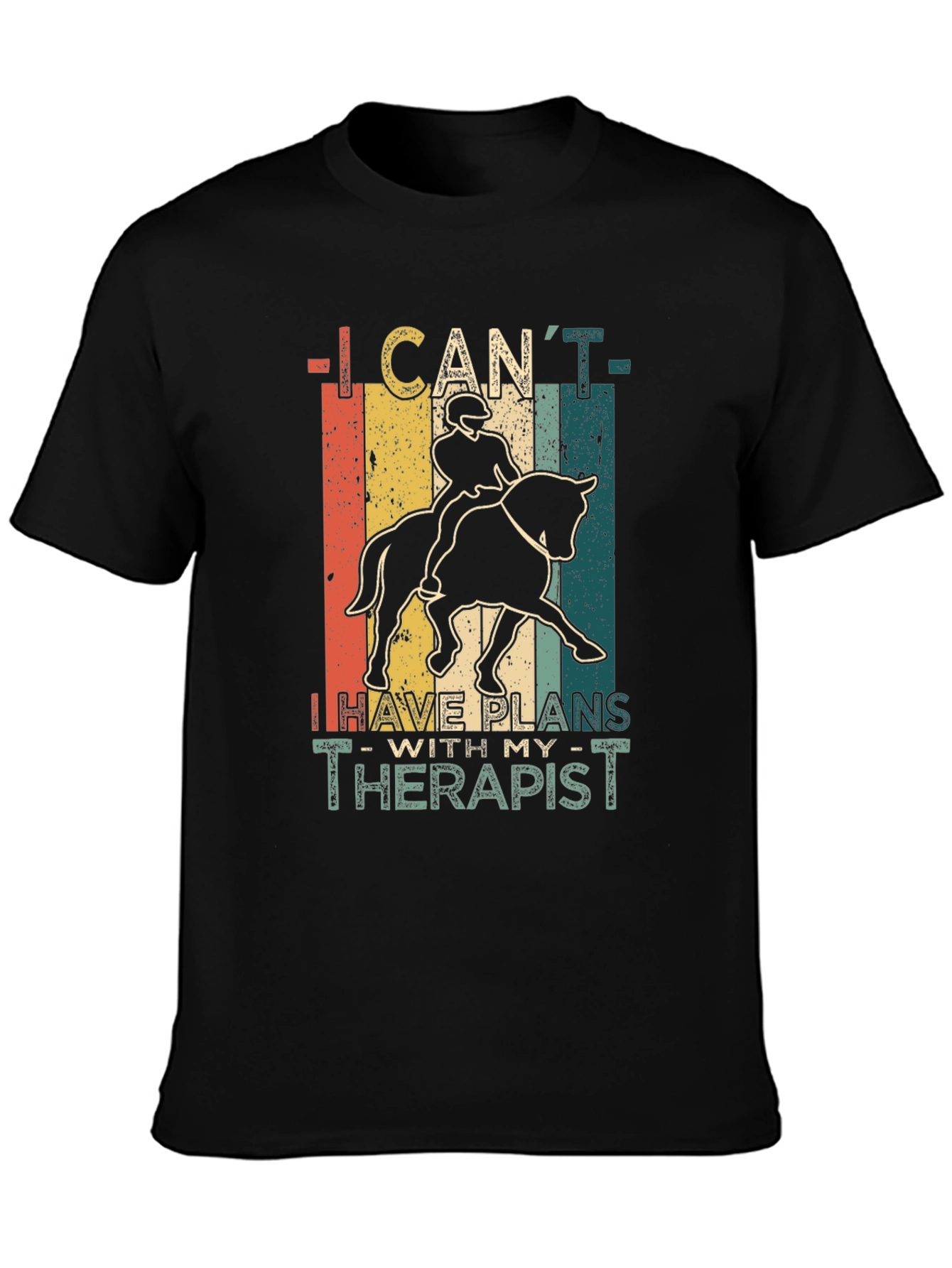 Funny Horse Lover T-Shirt: Plans with My Therapist