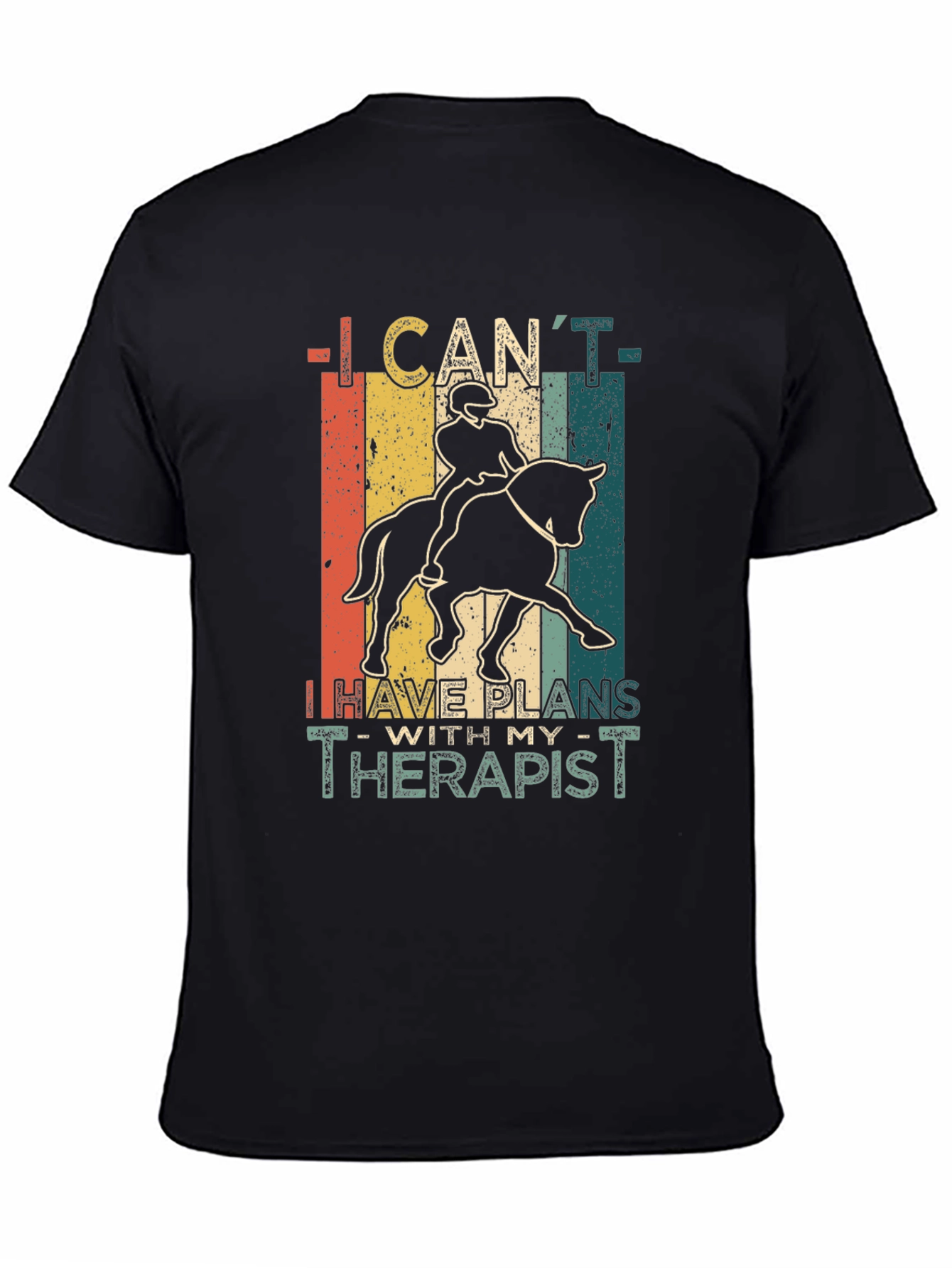 Funny Horse Lover T-Shirt: Plans with My Therapist