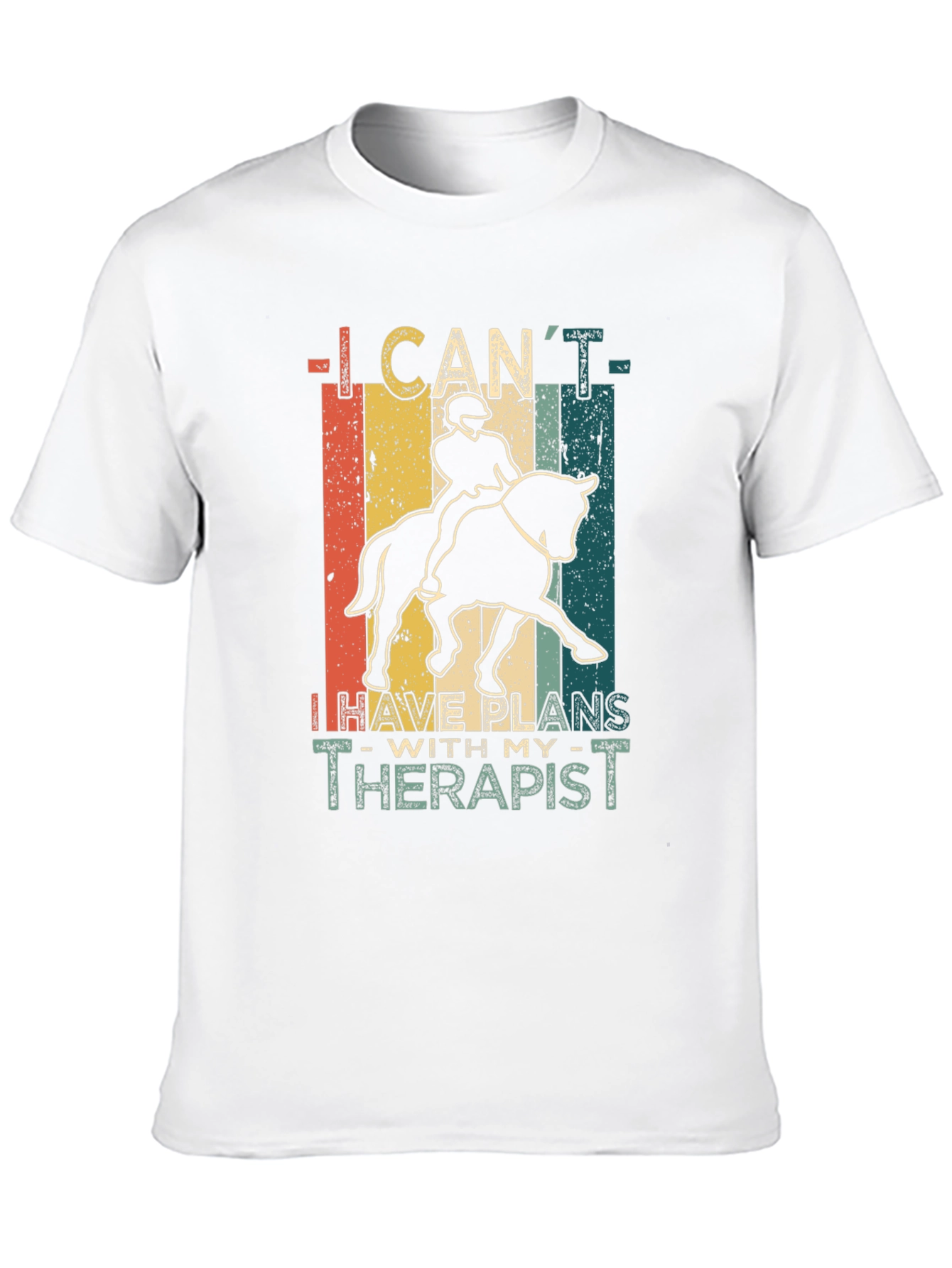 Funny Horse Lover T-Shirt: Plans with My Therapist