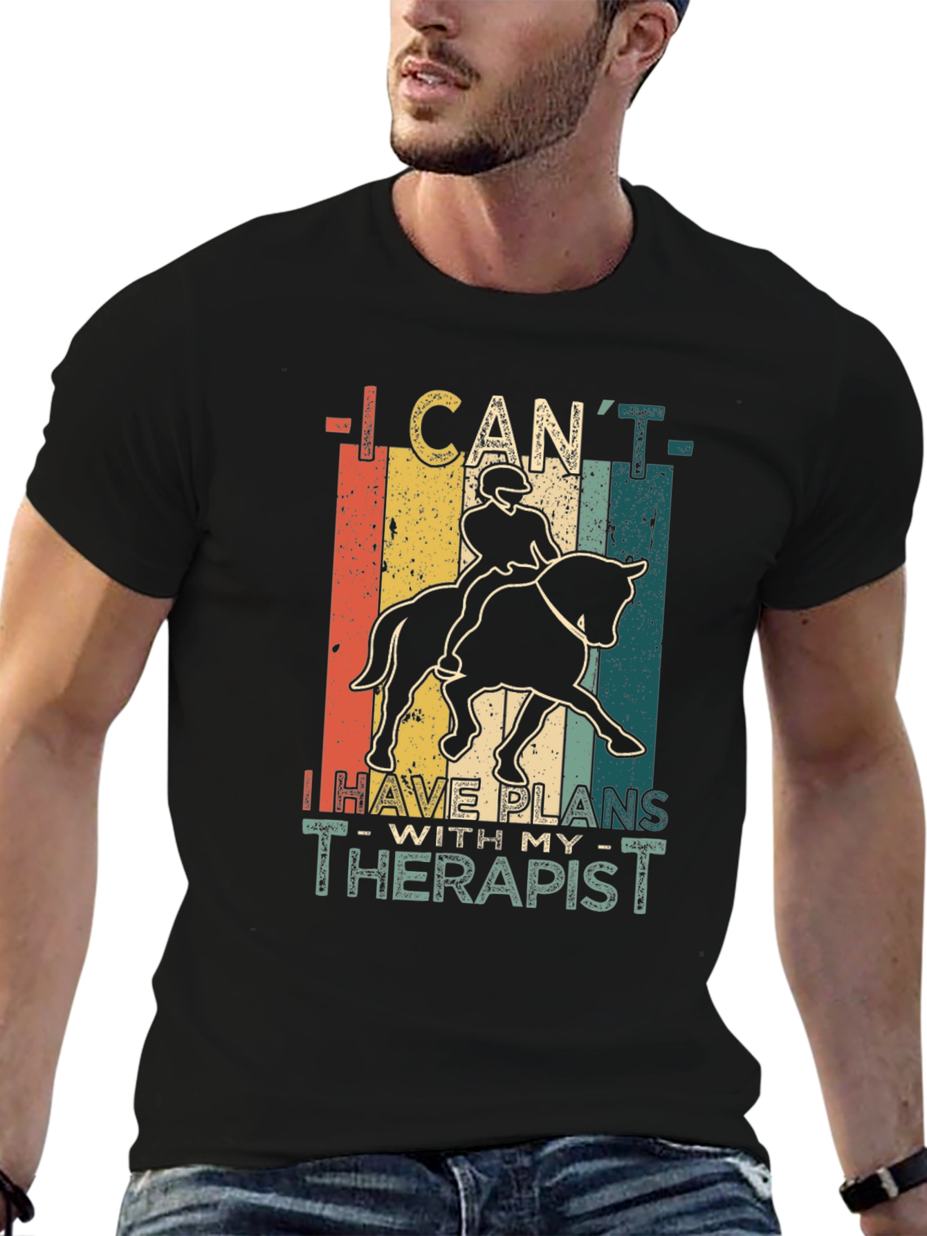Funny Horse Lover T-Shirt: Plans with My Therapist