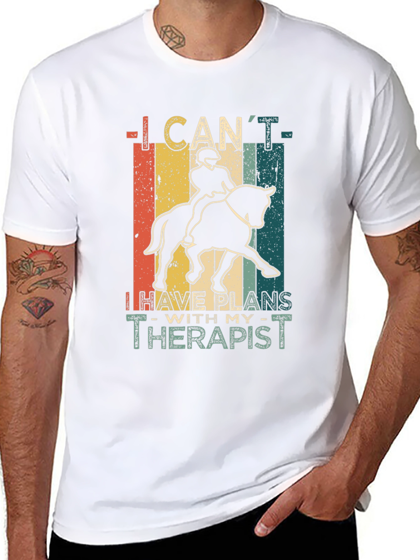 Funny Horse Lover T-Shirt: Plans with My Therapist
