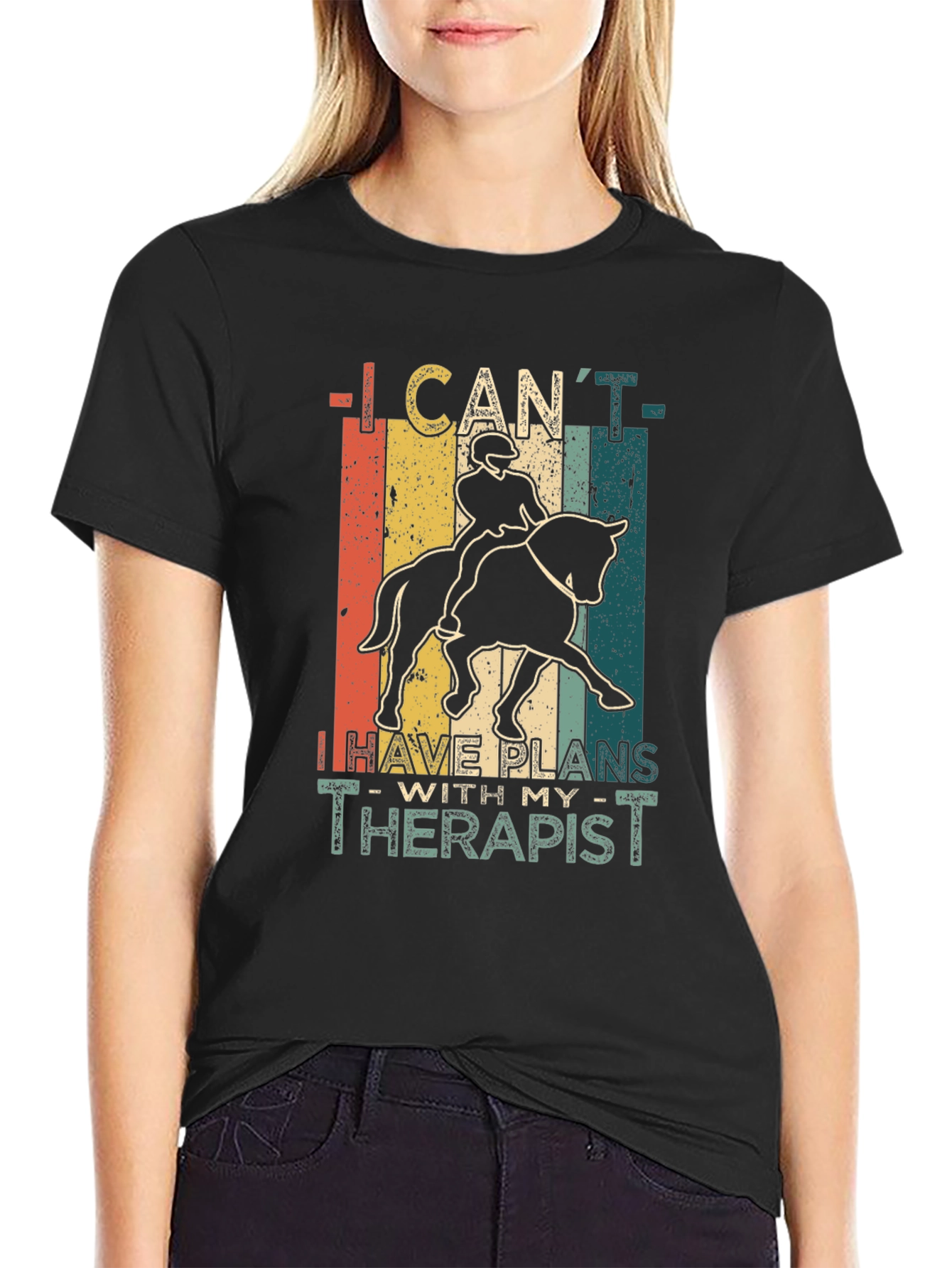 Funny Horse Lover T-Shirt: Plans with My Therapist