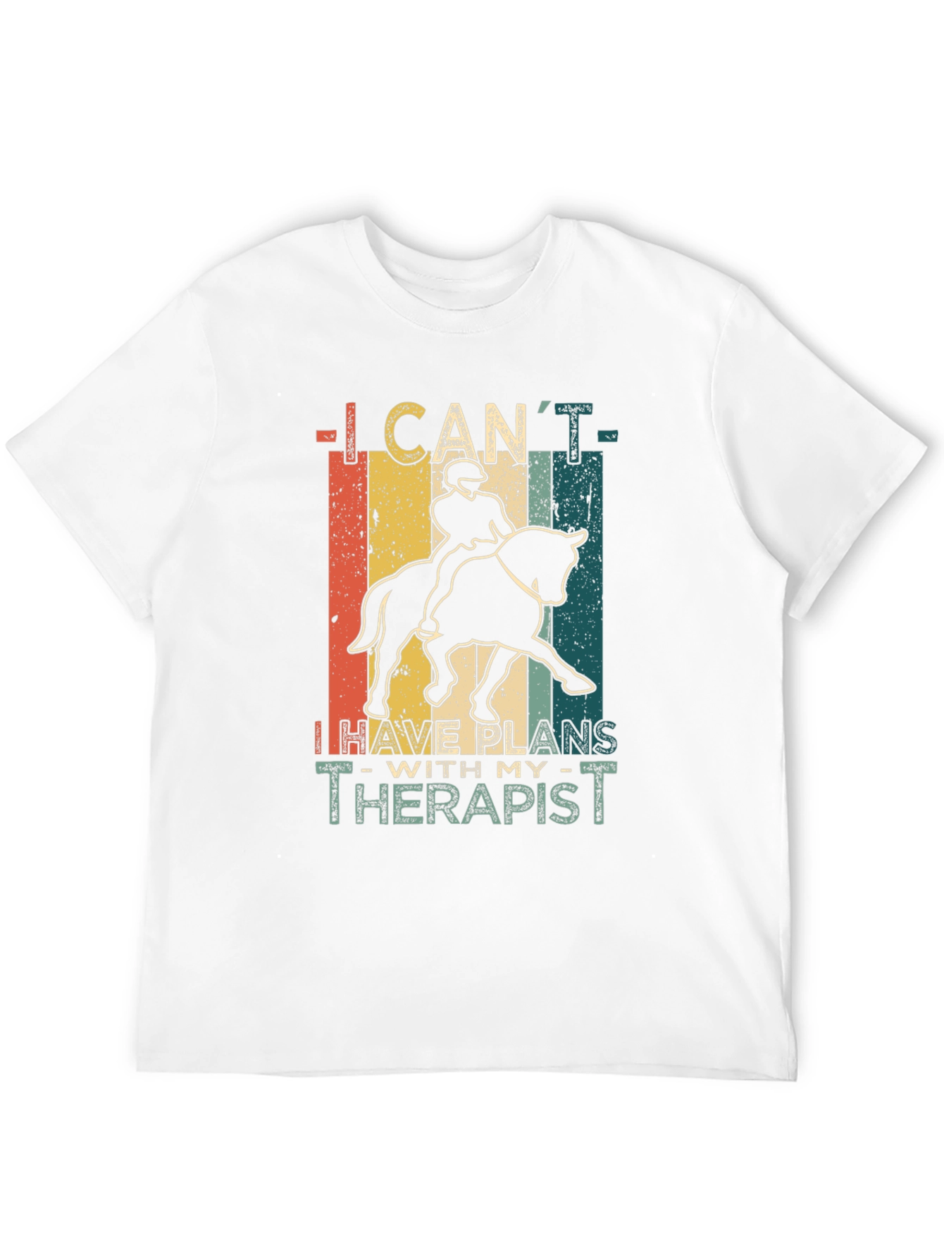 Funny Horse Lover T-Shirt: Plans with My Therapist