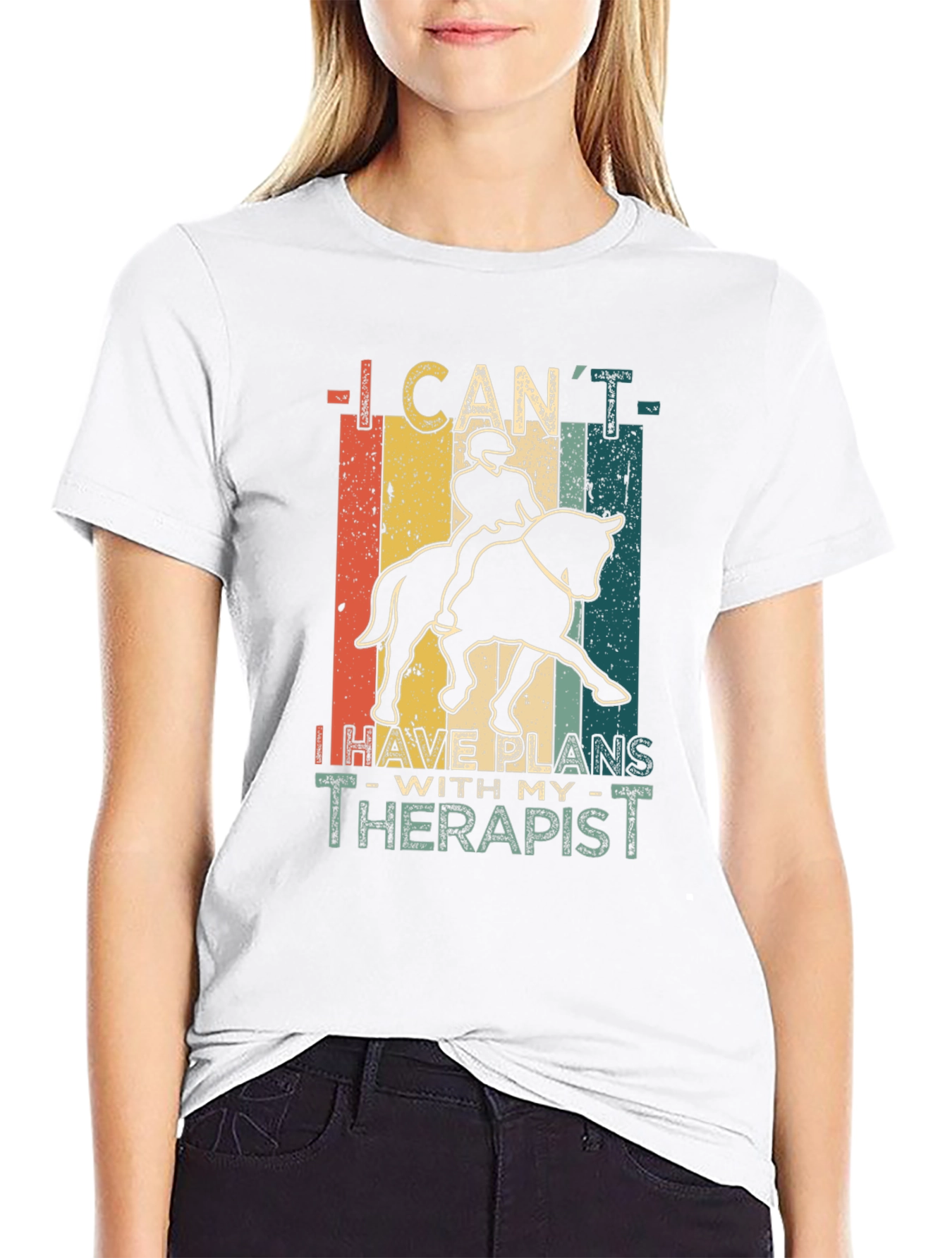 Funny Horse Lover T-Shirt: Plans with My Therapist
