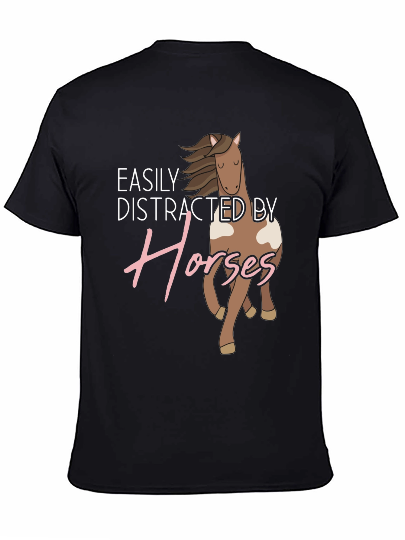 Easily Distracted By Horses Graphic Tee
