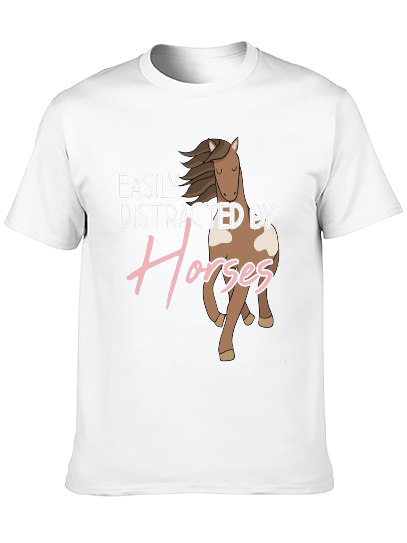 Easily Distracted By Horses Graphic Tee