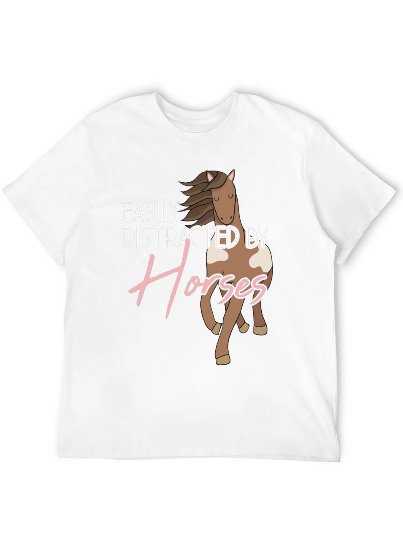 Easily Distracted By Horses Graphic Tee