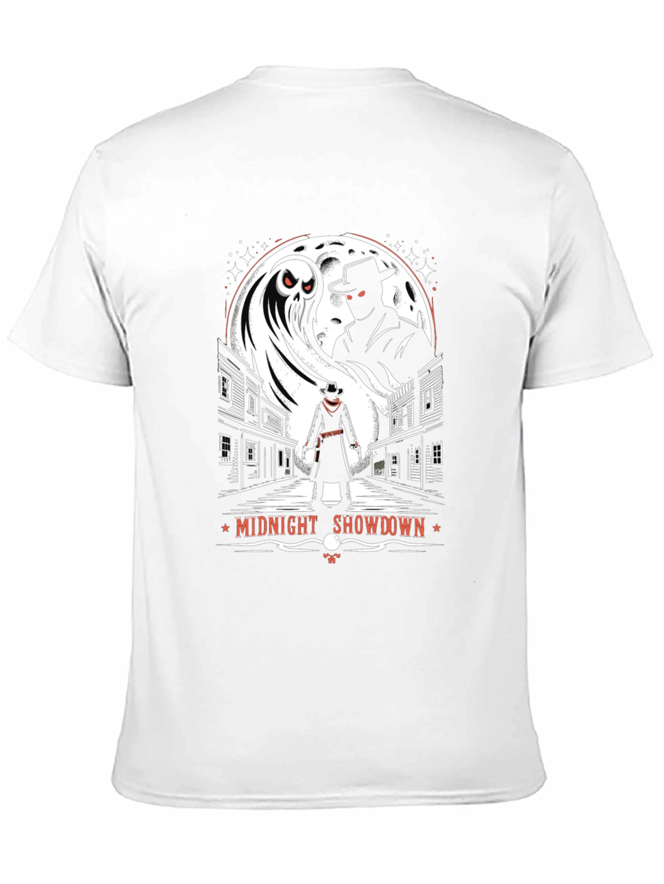 Midnight Showdown Graphic Tee - Western Ghost