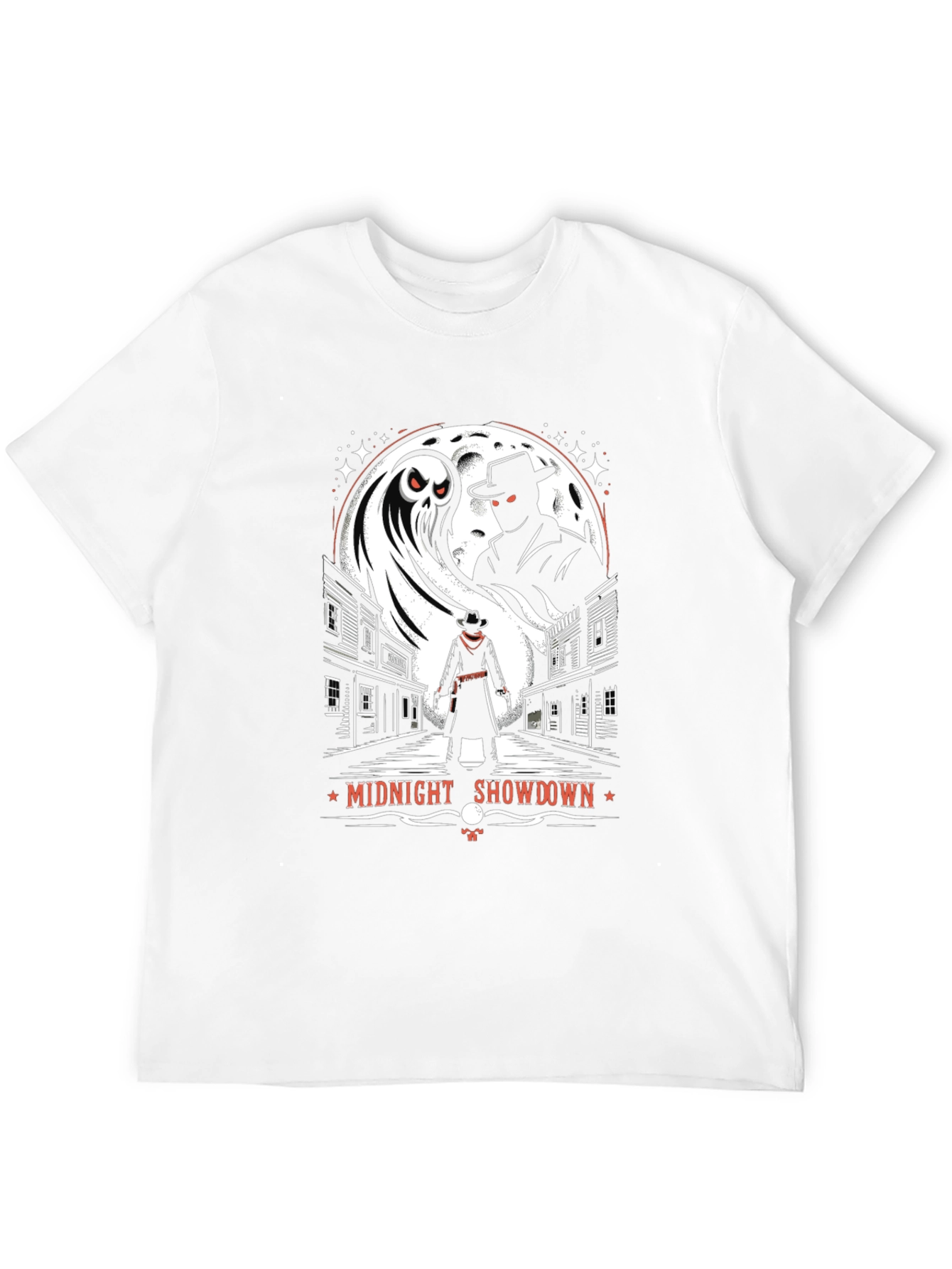 Midnight Showdown Graphic Tee - Western Ghost