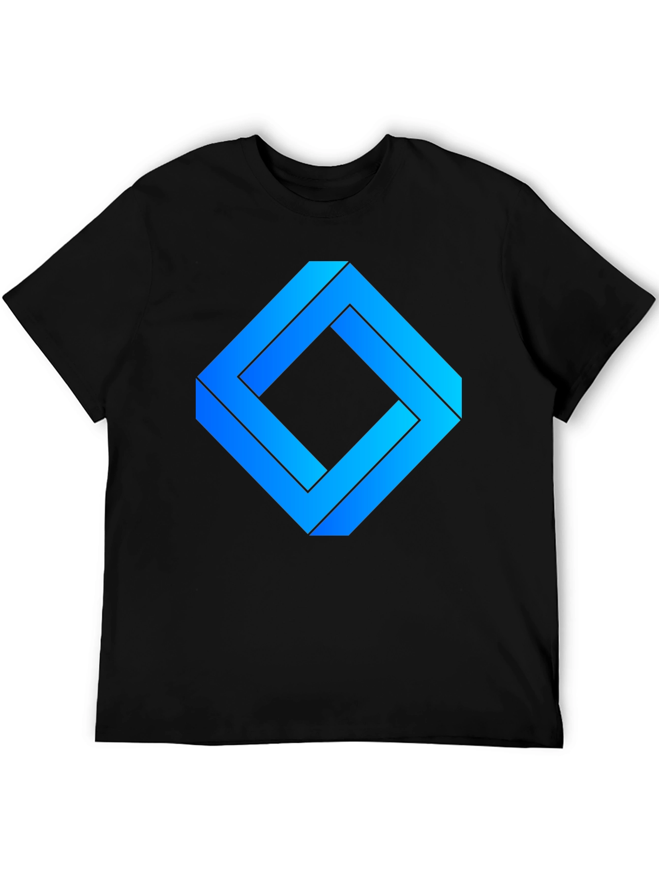 Impossible Square Tee - Optical Illusion Design