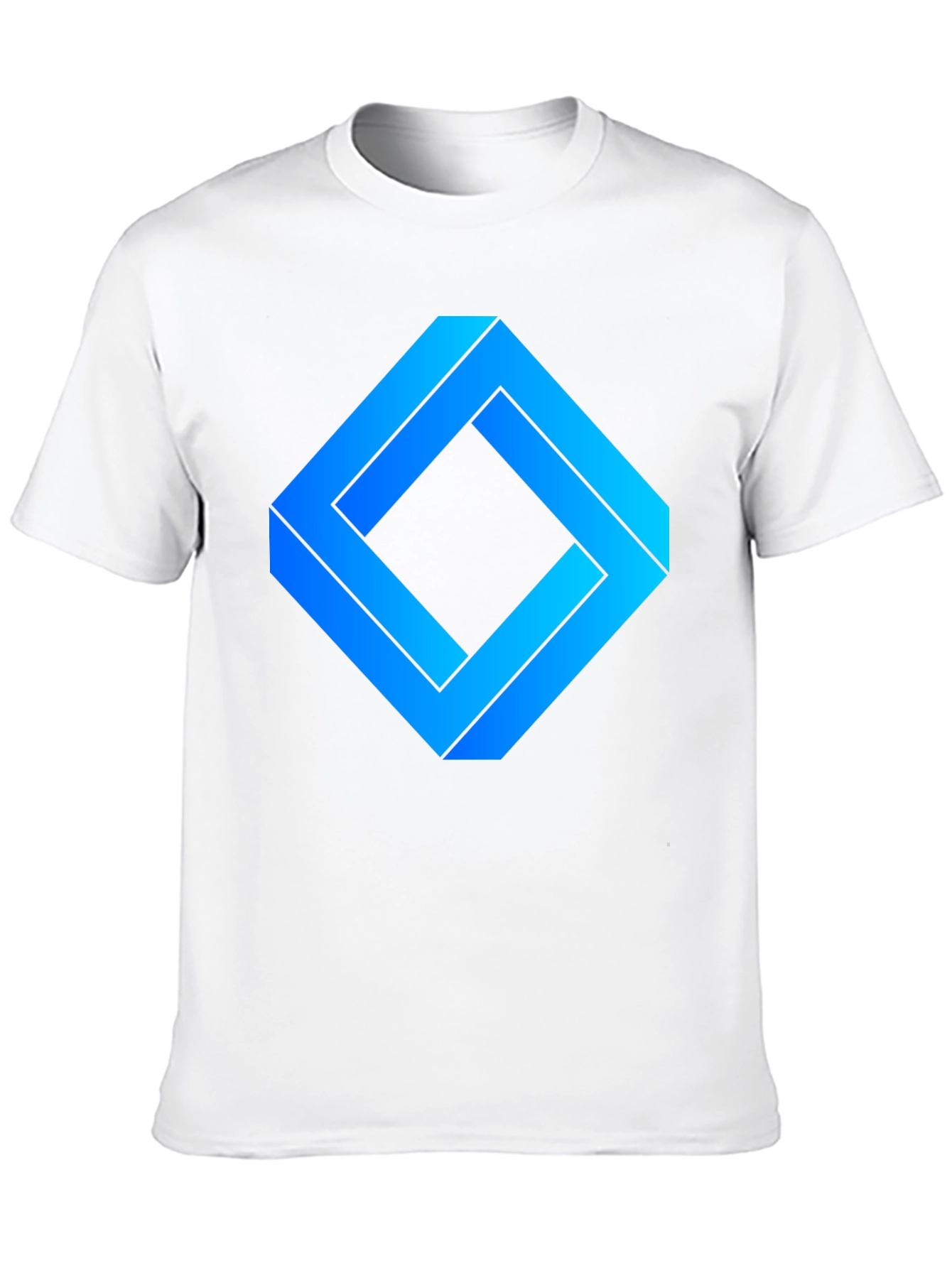 Impossible Square Tee - Optical Illusion Design