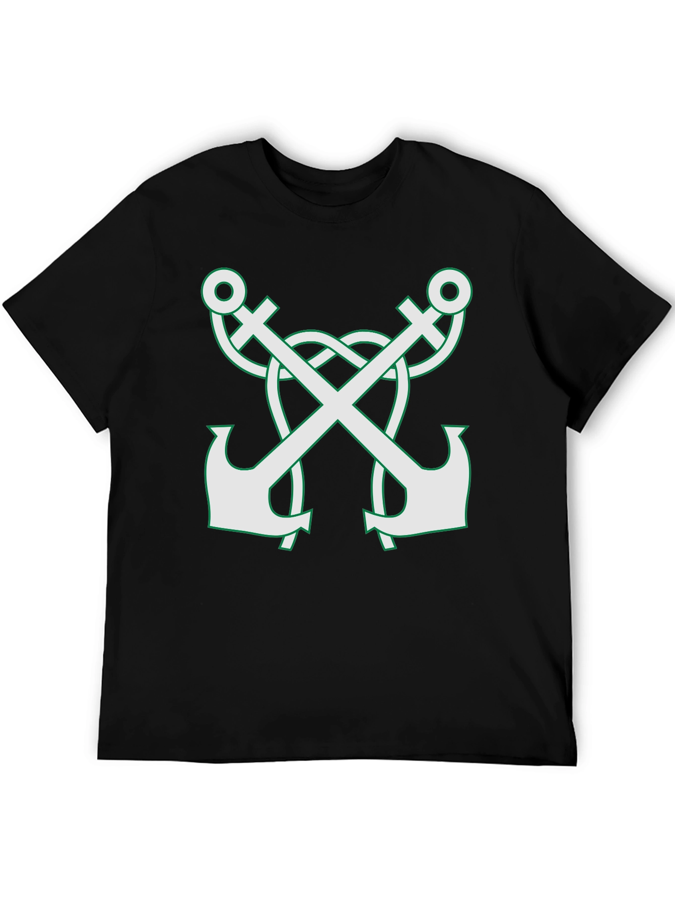 Anchor Celtic Knot T-Shirt - Black