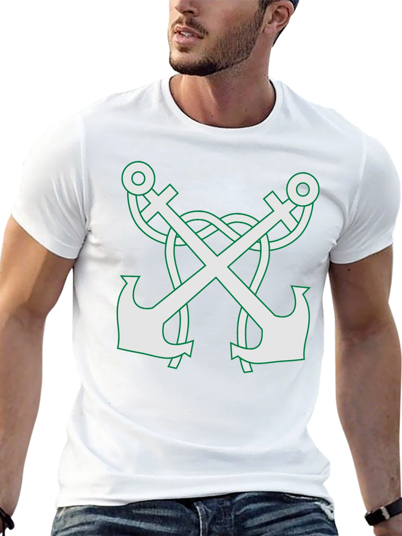 Anchor Celtic Knot T-Shirt - Black