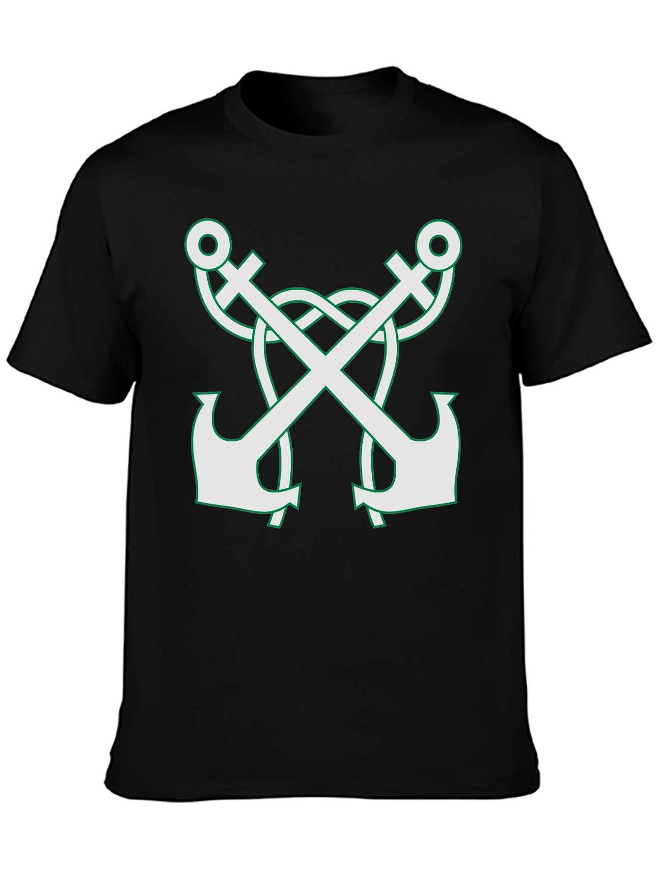 Anchor Celtic Knot T-Shirt - Black