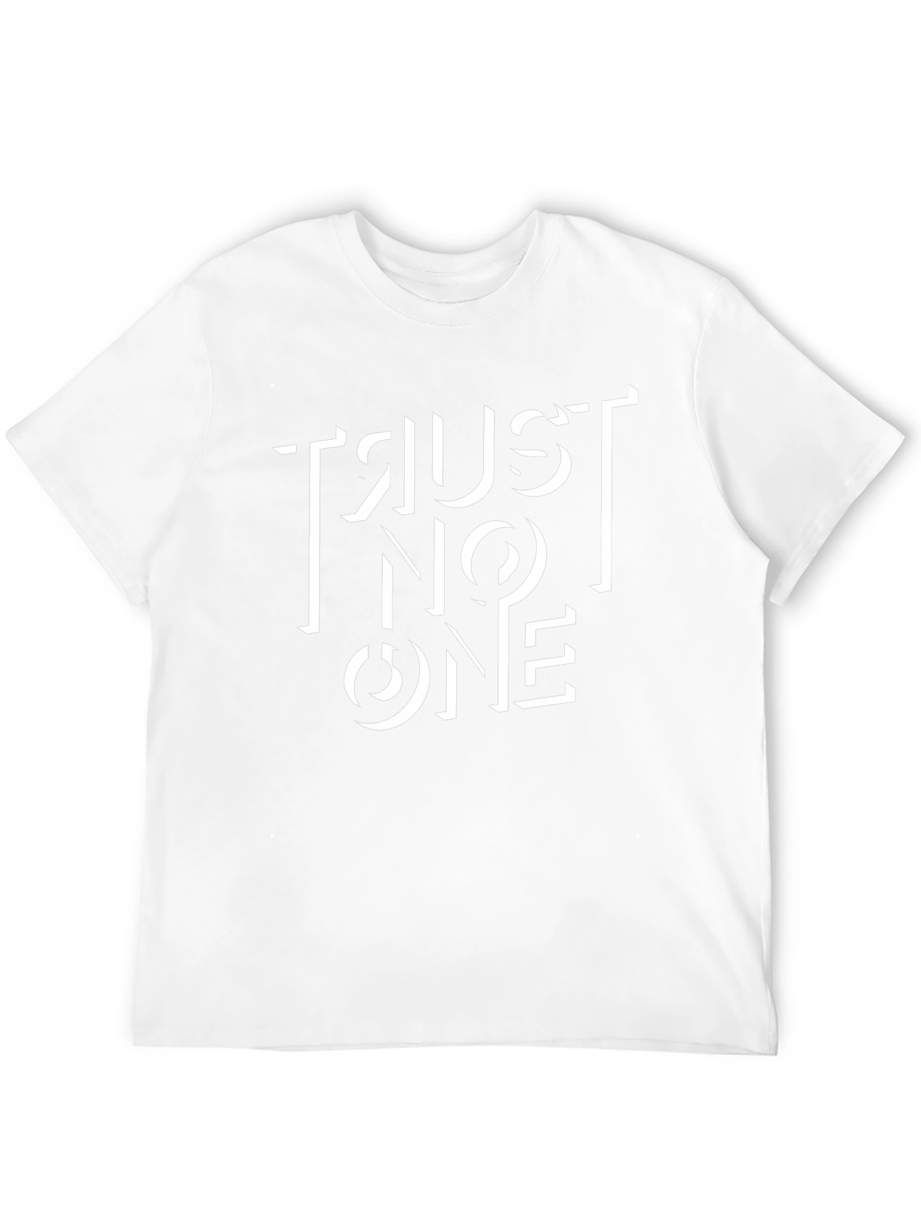 Trust No One Graphic Tee - Mens Black T-Shirt