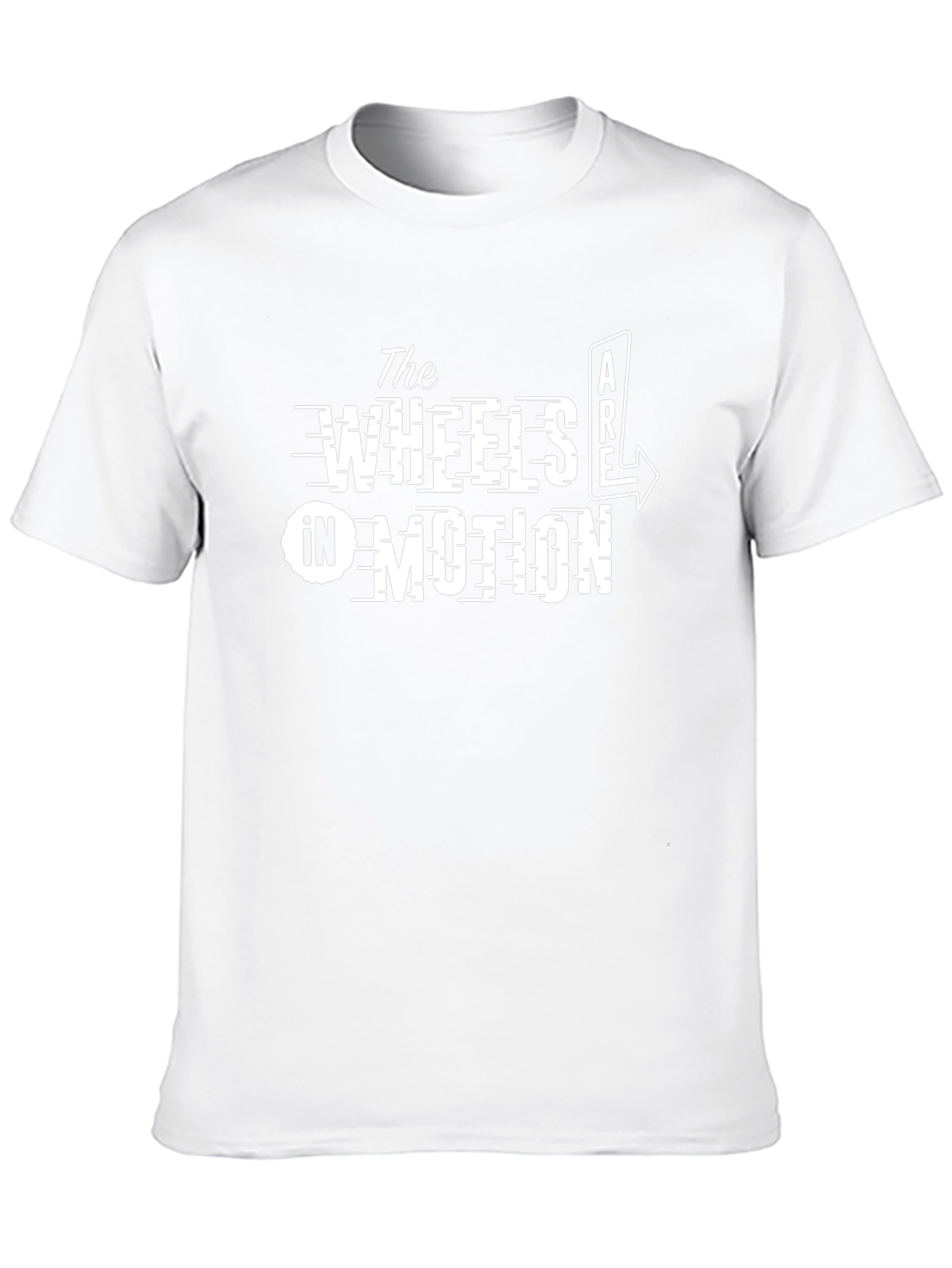Wheels in Motion Graphic Tee - Black