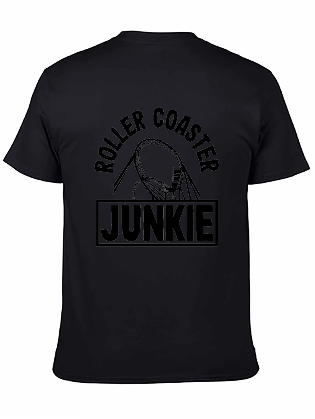 Roller Coaster Junkie Graphic T-Shirt