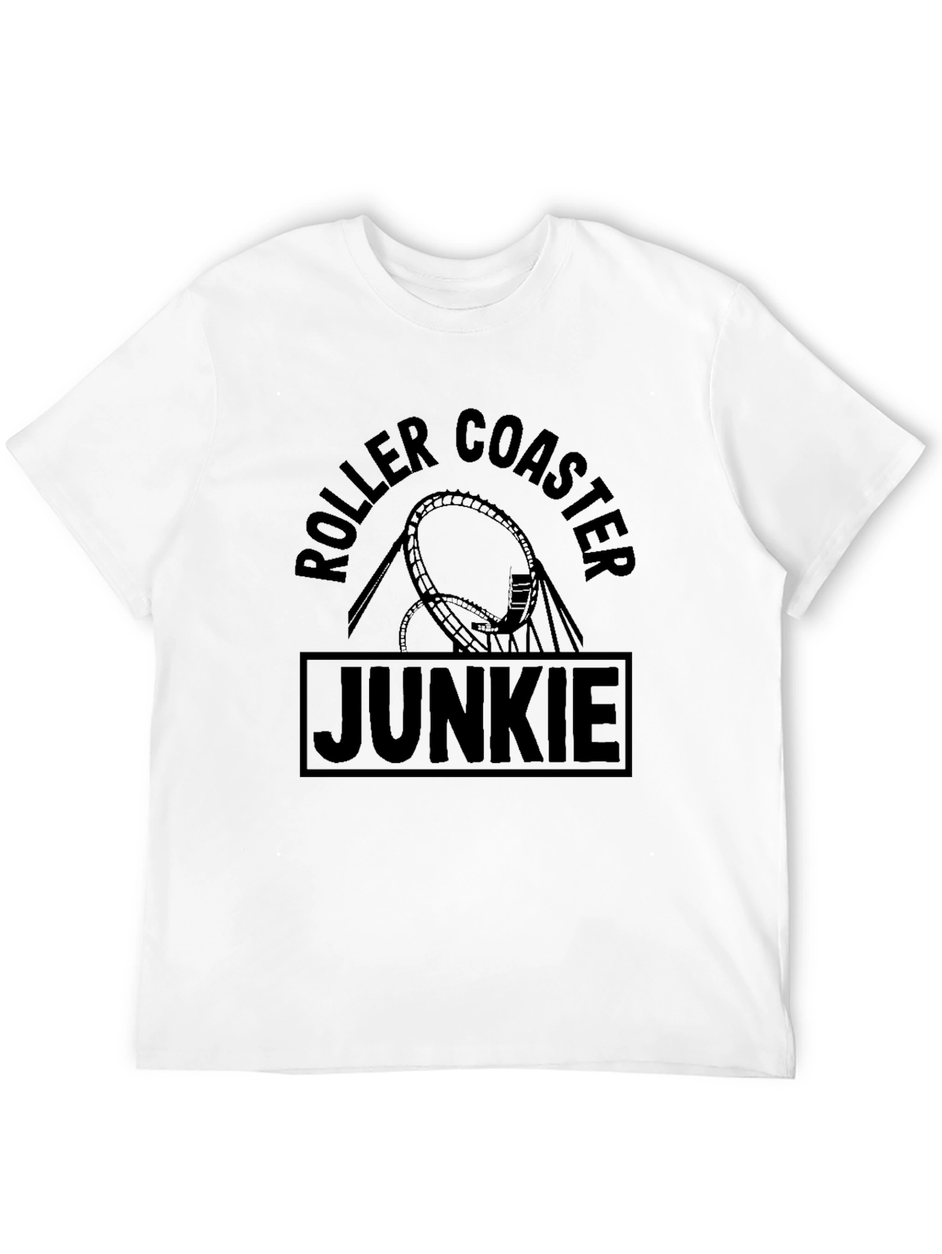 Roller Coaster Junkie Graphic T-Shirt