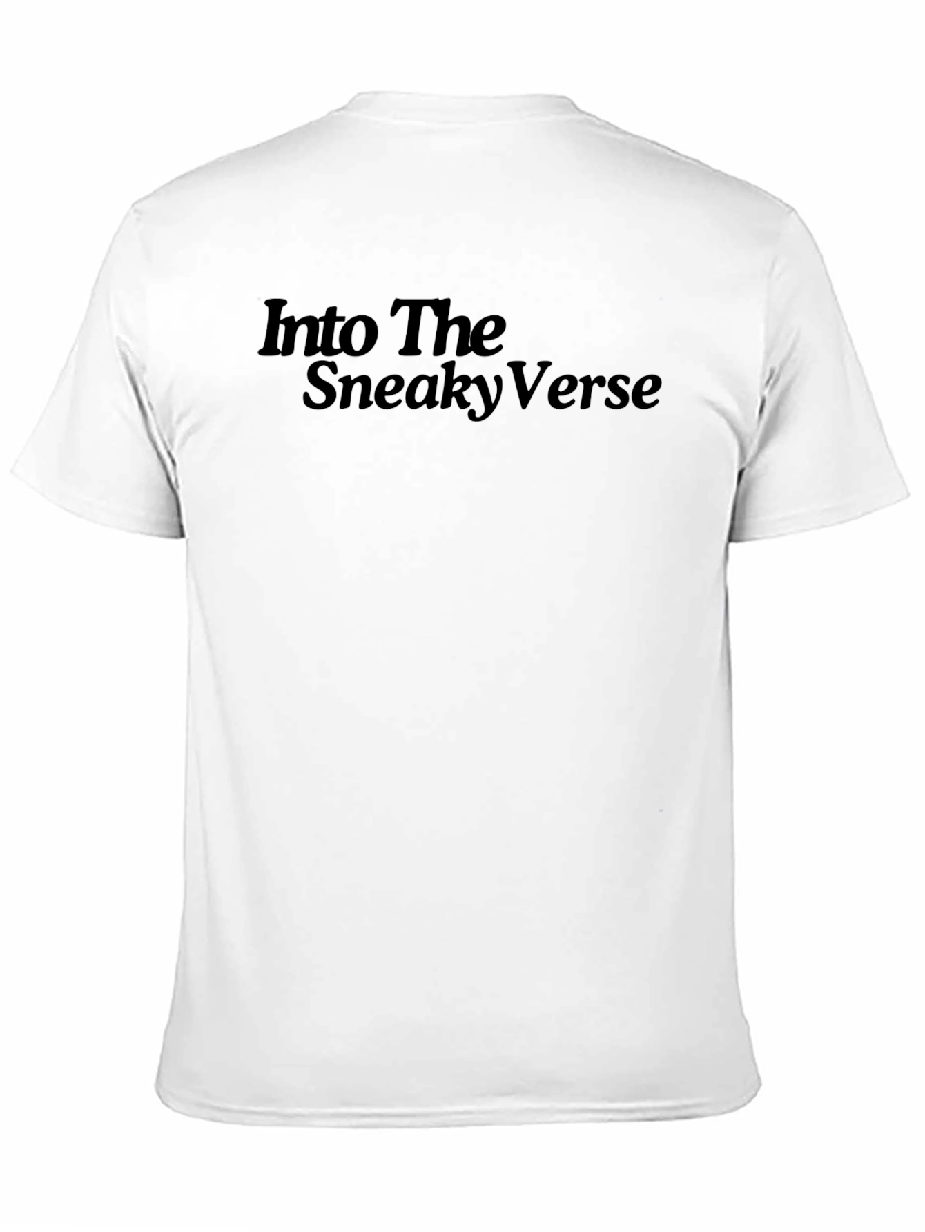 Into The SneakyVerse Black Graphic Tee