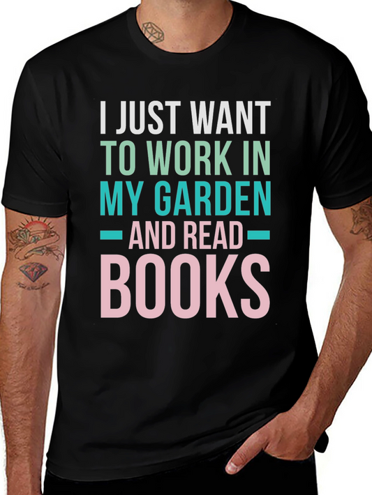 Gardening and Reading T-Shirt