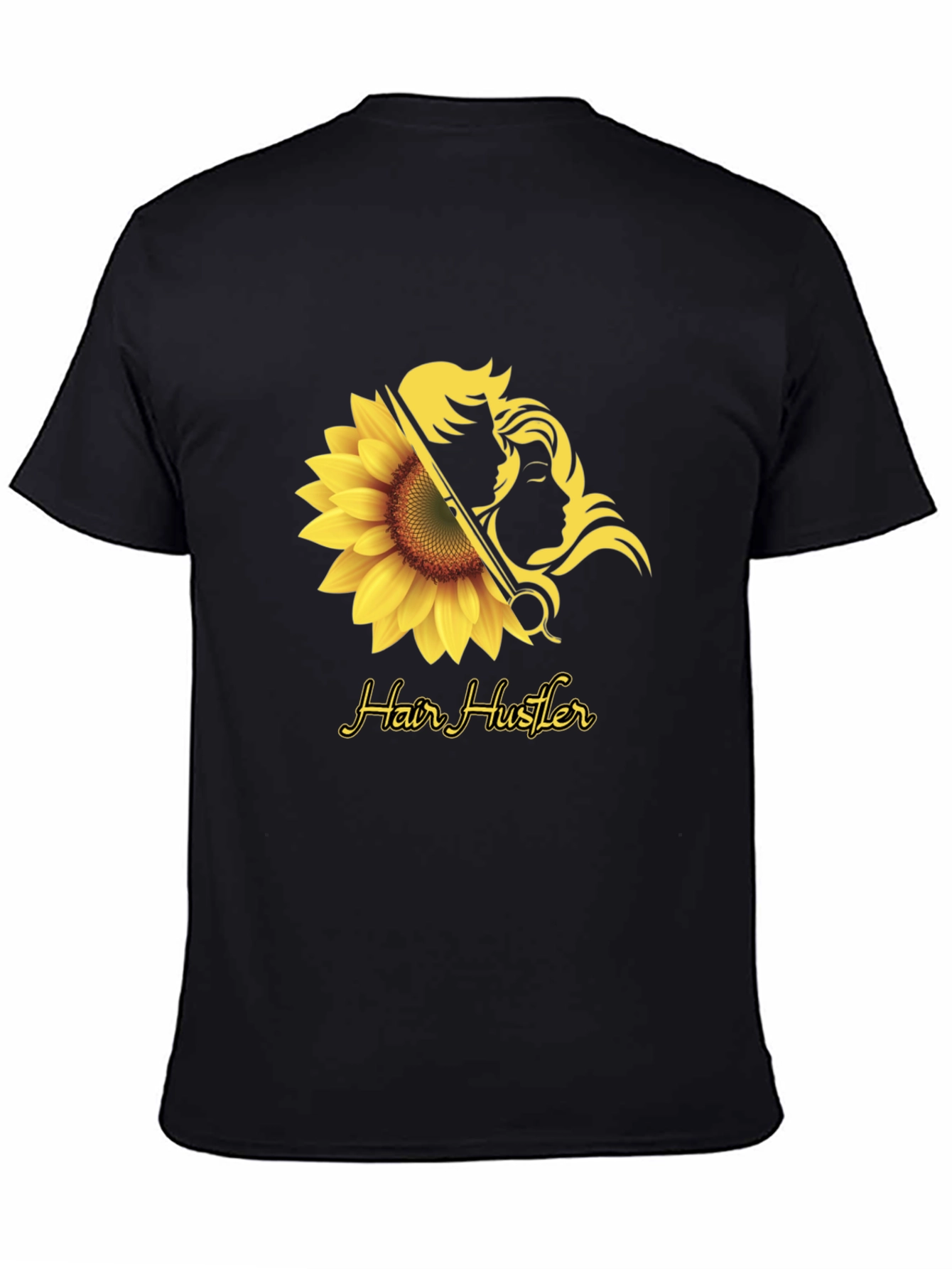 Hair Hustler T-Shirt - Sunflower Design