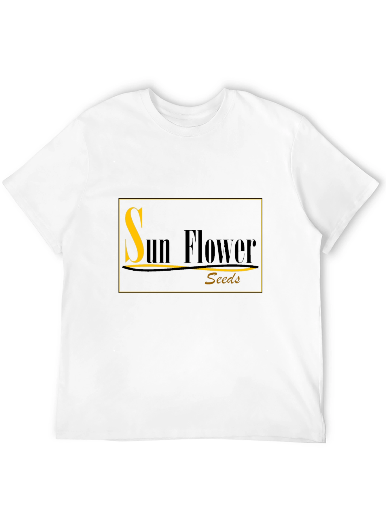 Sunflower Seeds Black T-Shirt