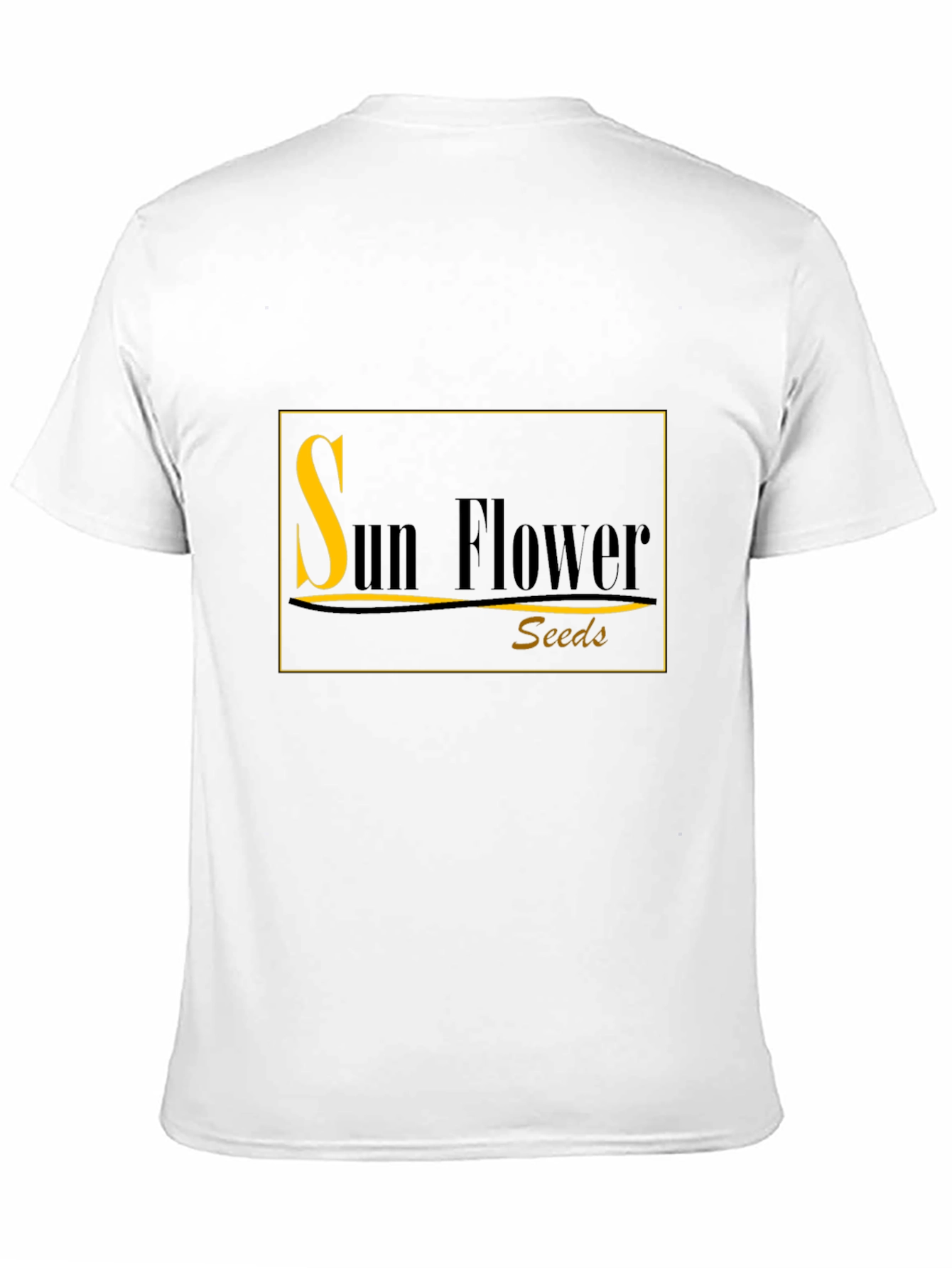 Sunflower Seeds Black T-Shirt