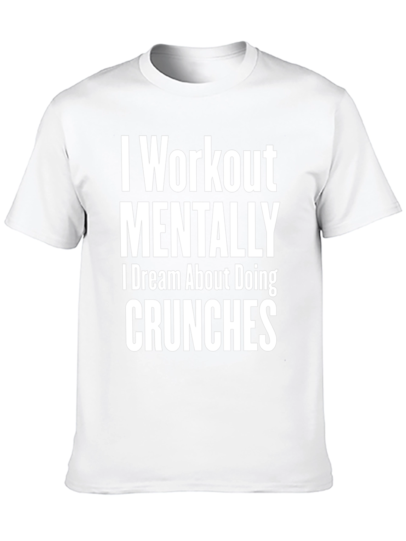 Workout Mentally T-Shirt Funny Gym Tee