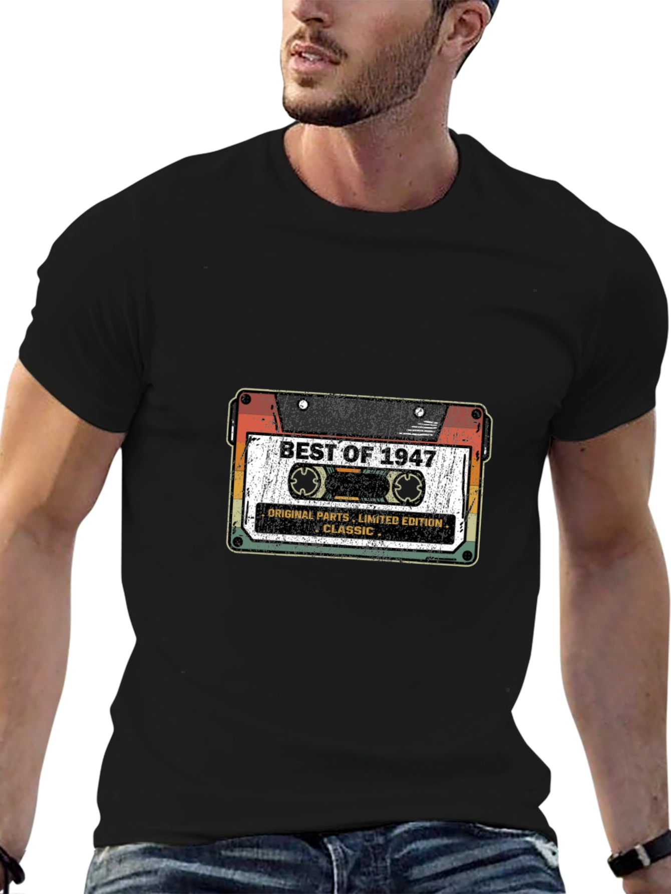 Best of 1947 Cassette Tape Graphic T-Shirt